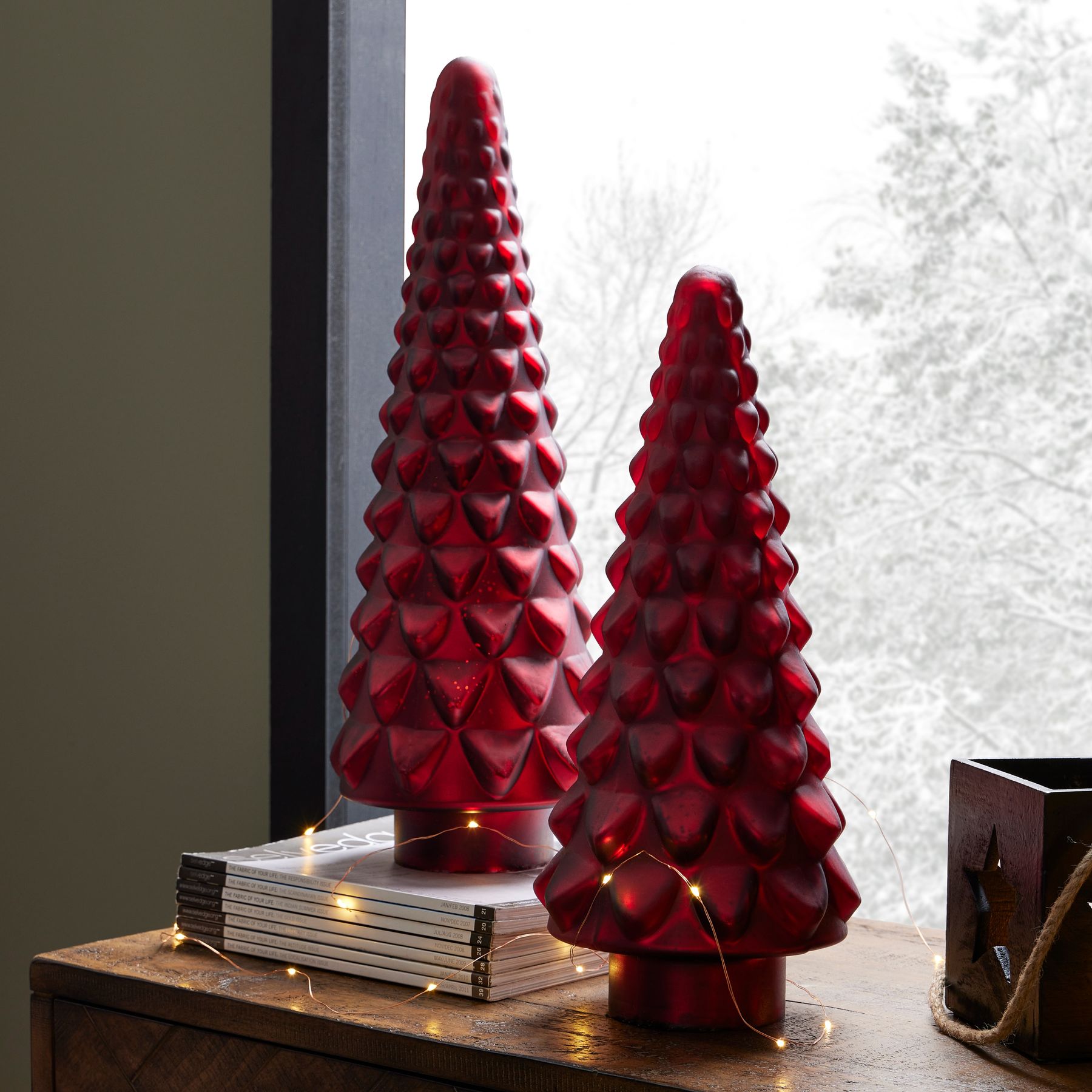 Noel Collection Ruby Red Decorative Tree - Image 4