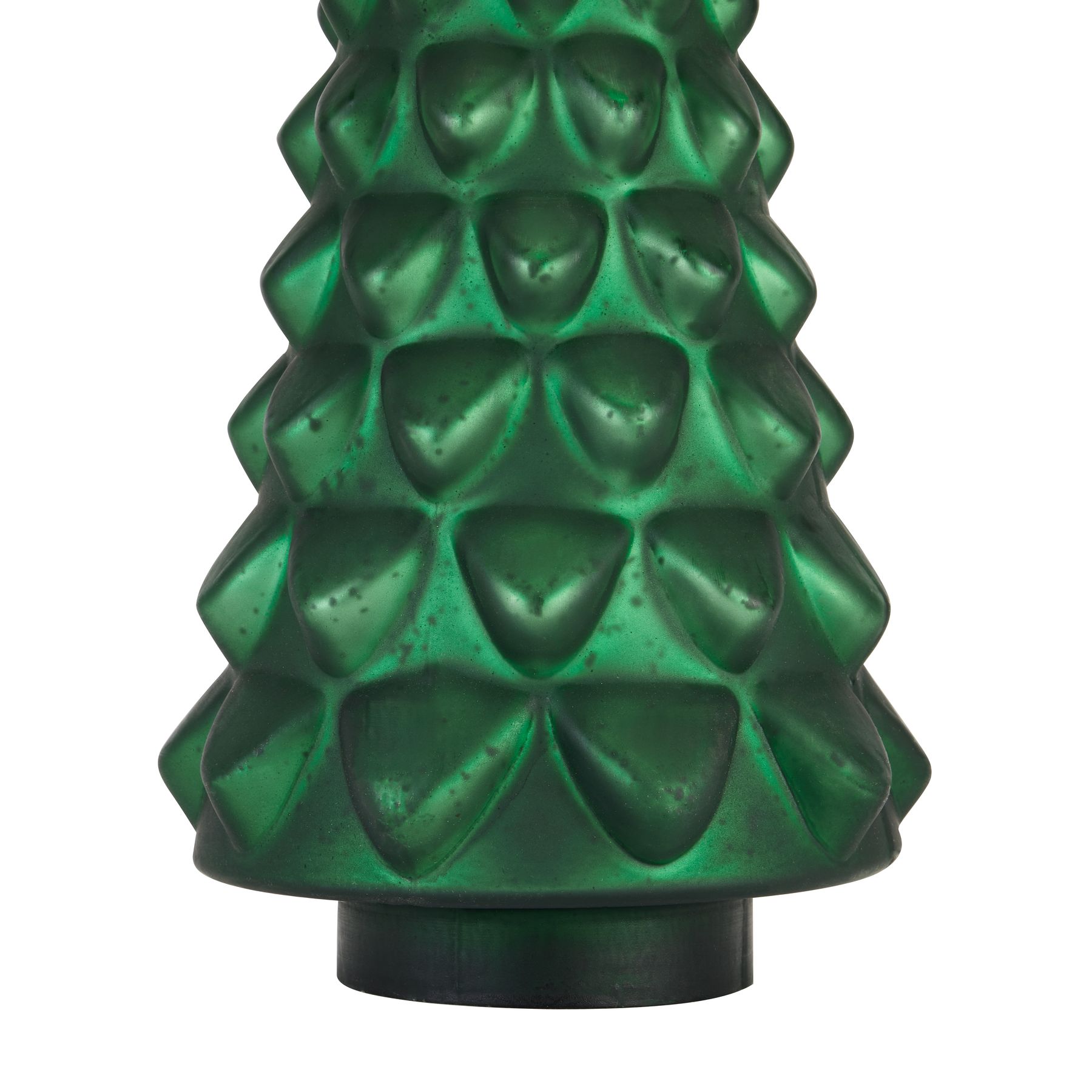 Noel Collection Forest Green Glass Decorative Tree - Image 2