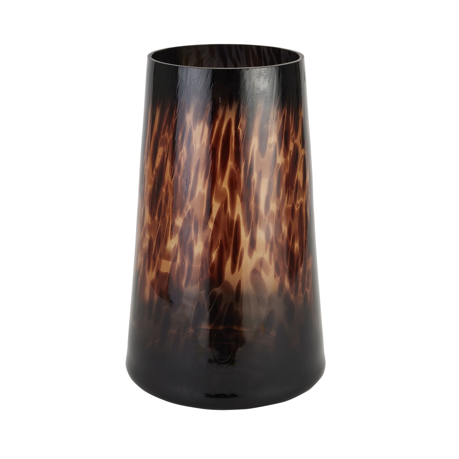 Amber Dapple Tall Tapered Vase - Image 1