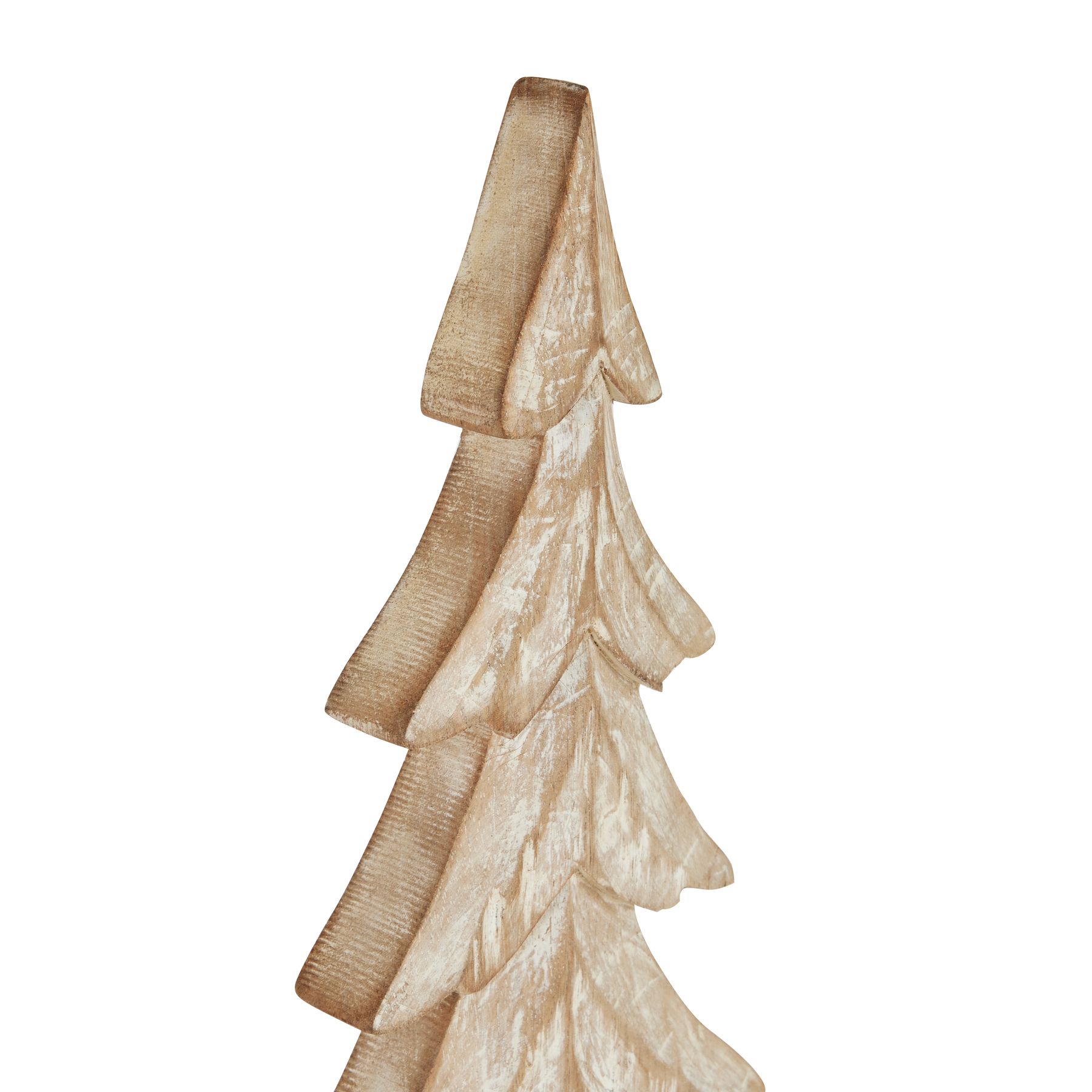 Carved Wood Large Christmas Tree - Image 3