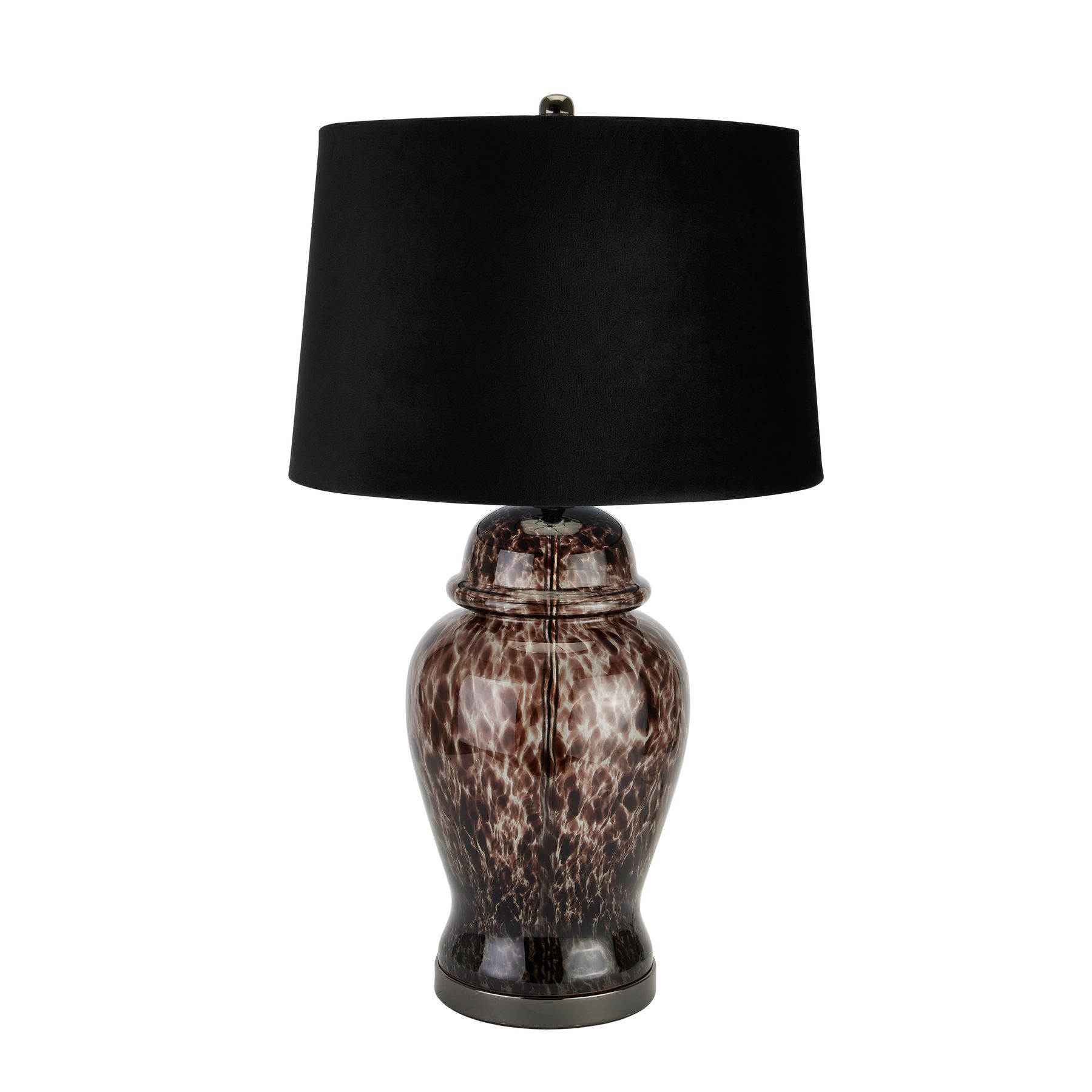 Black Dapple Acanthus Lamp - Image 1