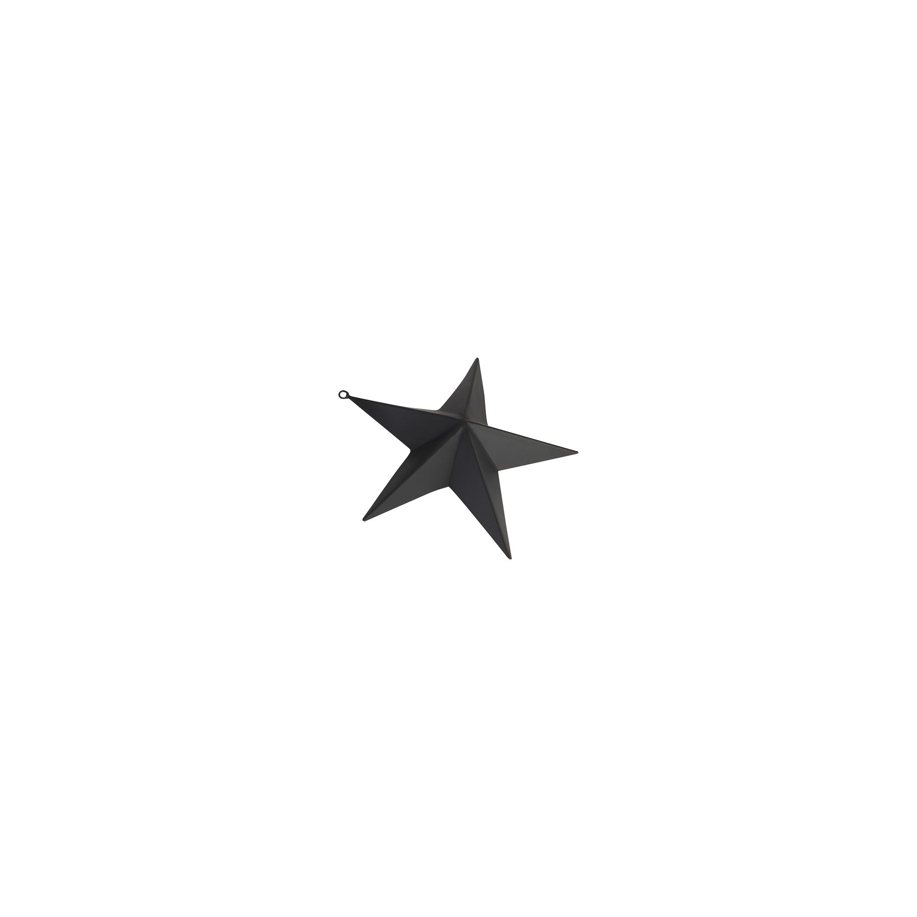Matt Black Convexed Star - Image 1
