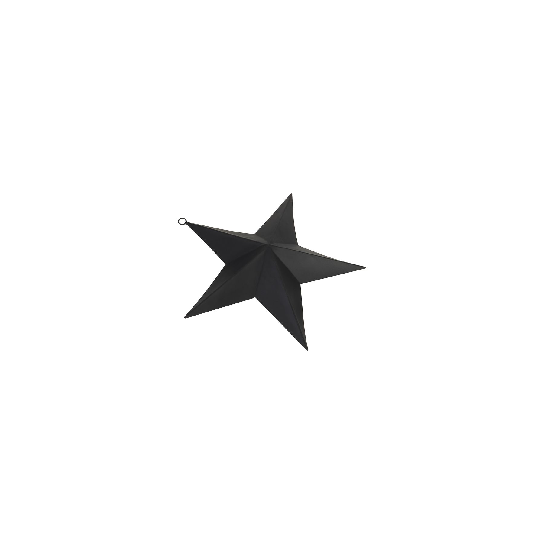 Matt Black Convexed Medium Star - Image 1