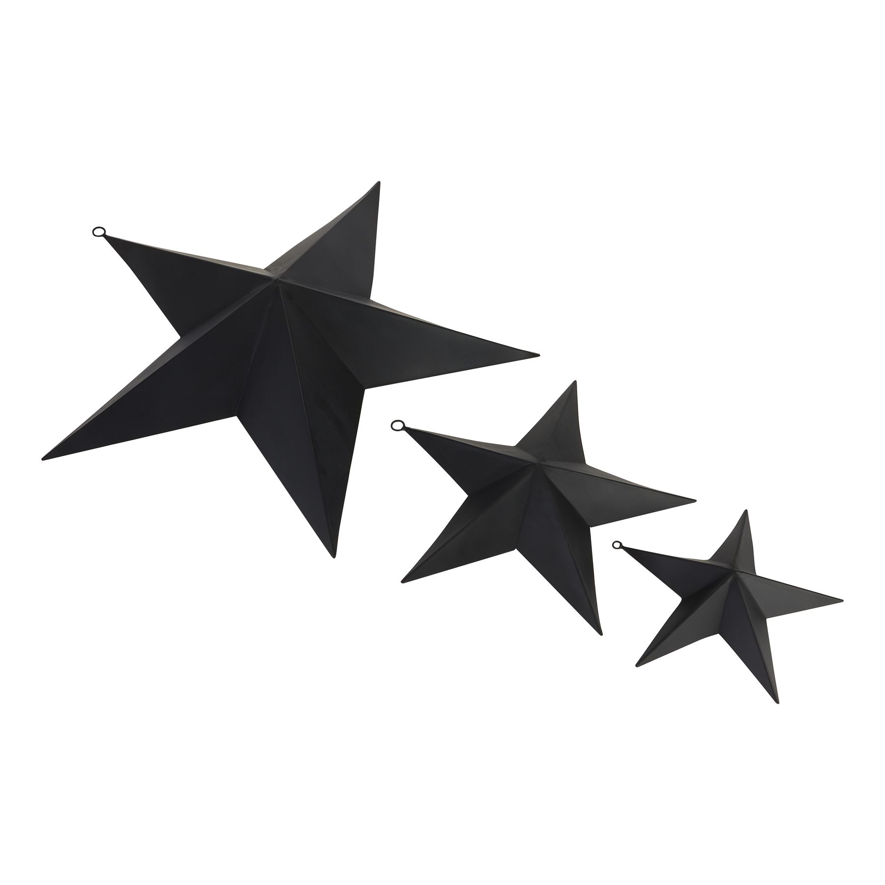 Matt Black Convexed Large Star - Image 2