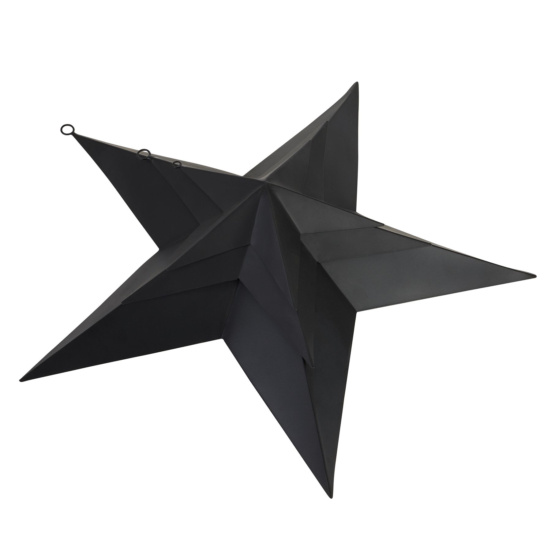 Matt Black Convexed Large Star - Image 3
