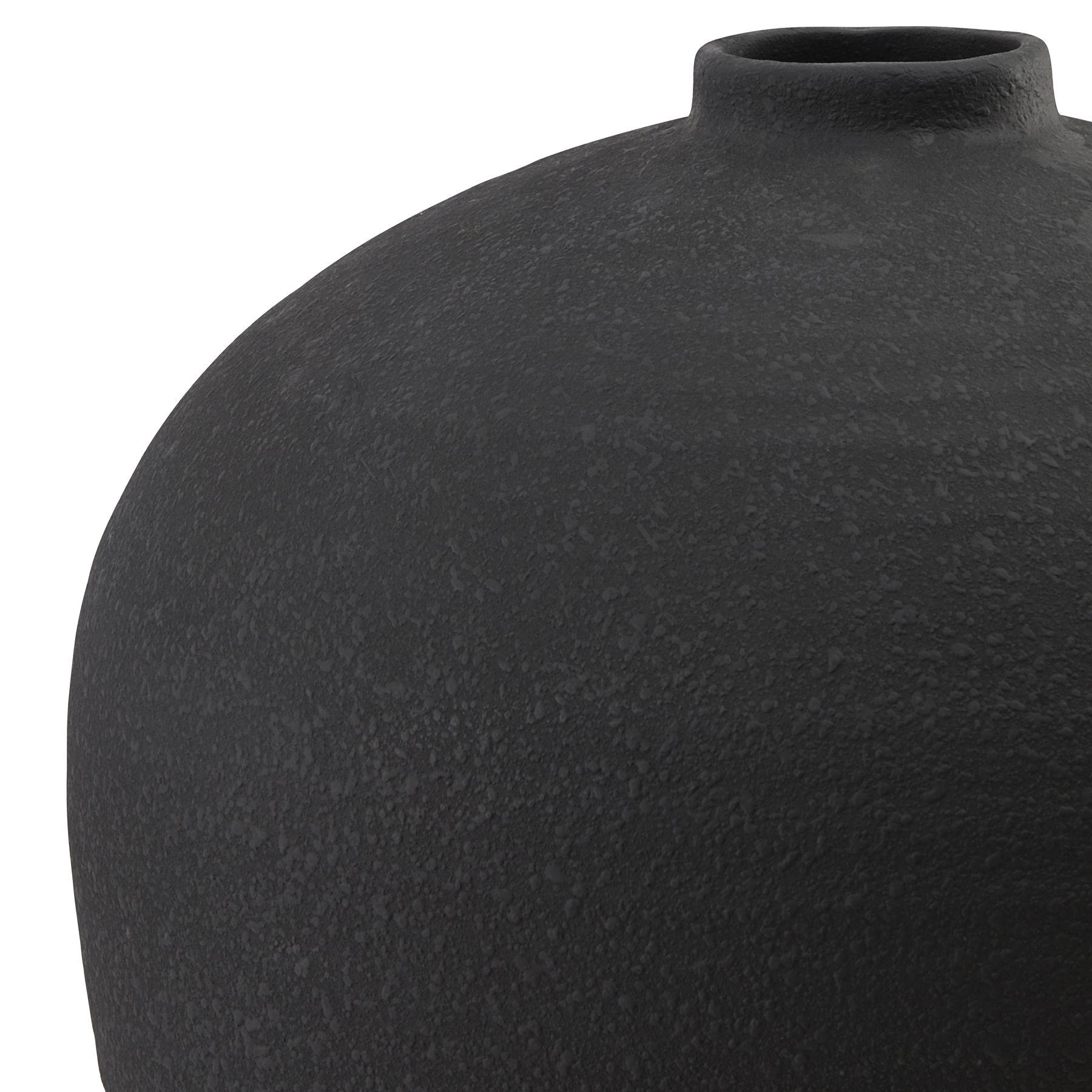 Matt Black Tall  Astral Vase - Image 2