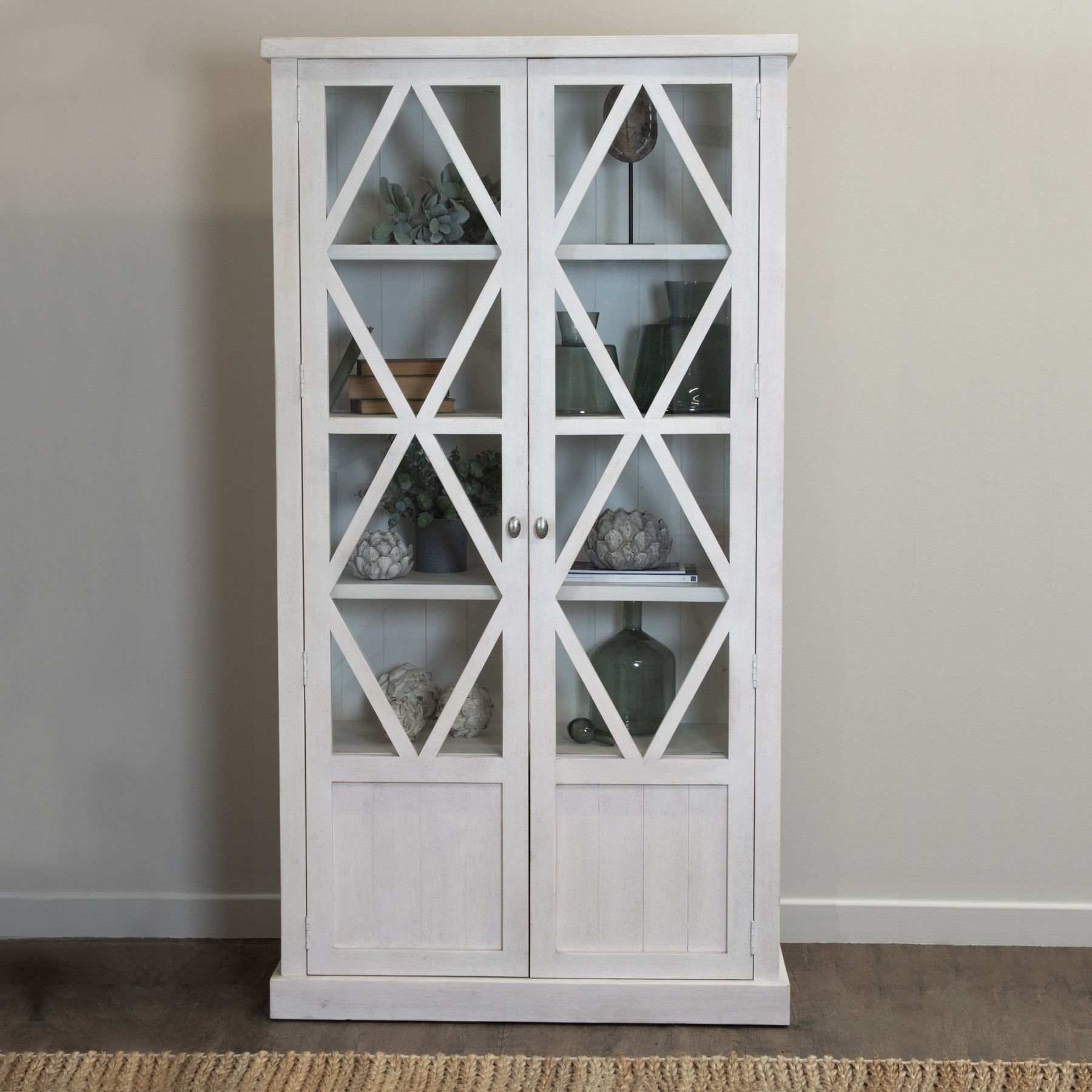 Stamford Plank Collection Tall Display Cabinet - Image 7