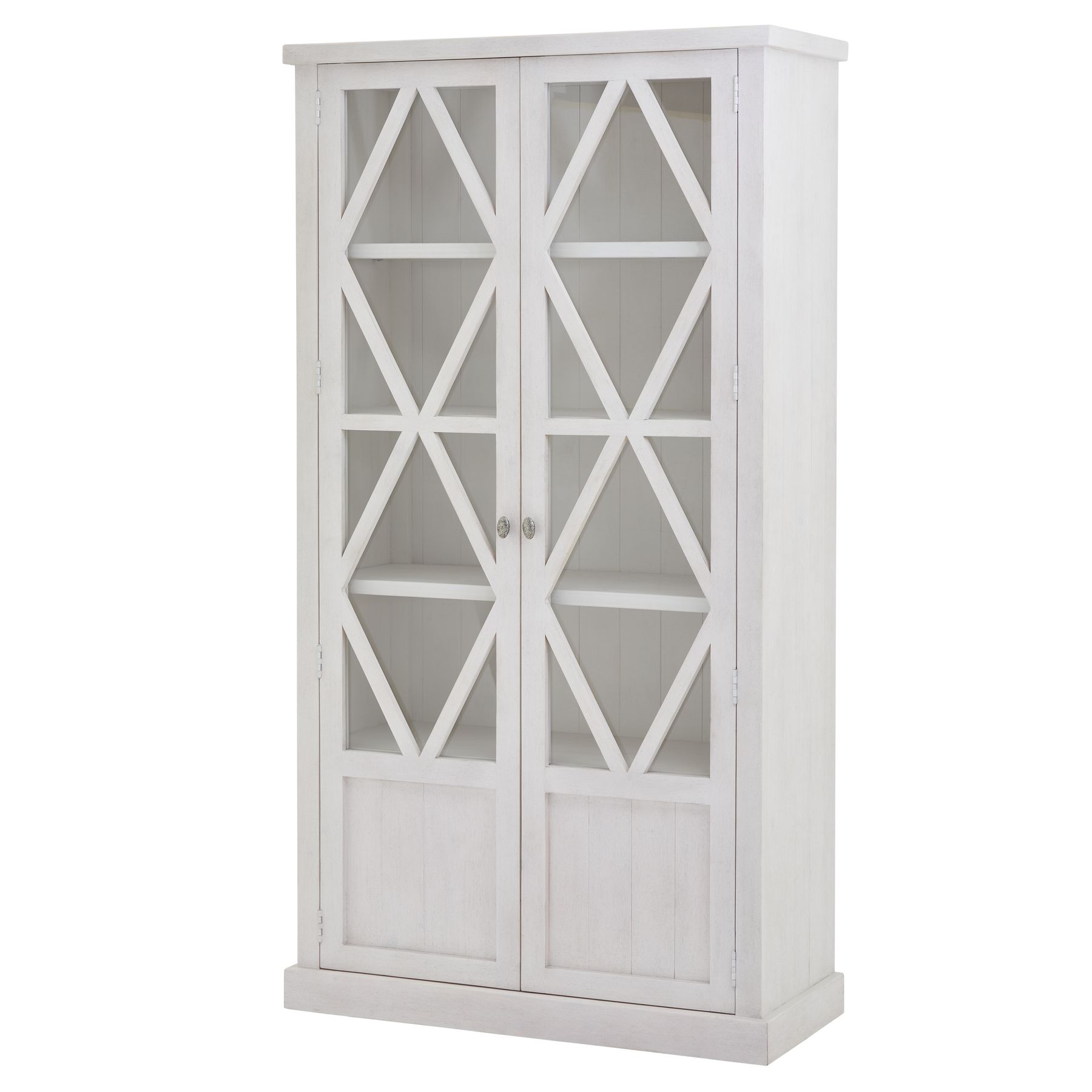 Stamford Plank Collection Tall Display Cabinet - Image 1