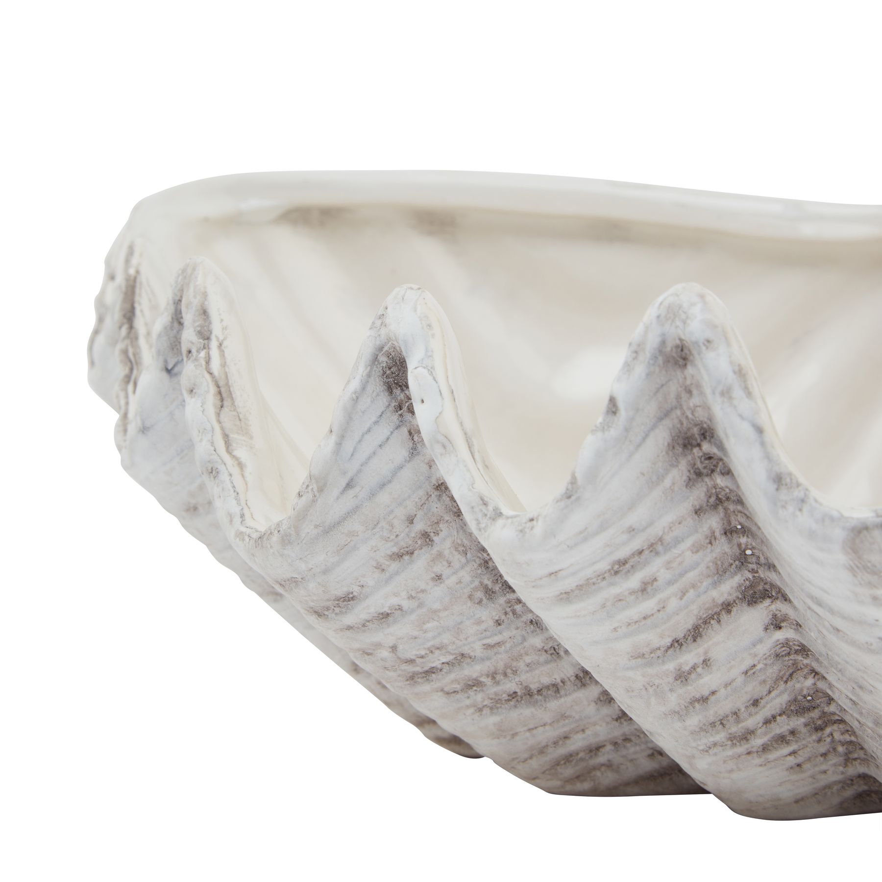 Siren Medium Ceramic Shell Bowl - Image 2