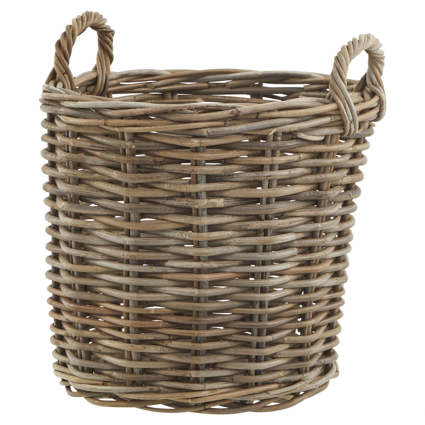Set of 3 Kubu Rattan Round Storage Baskets - Image 3