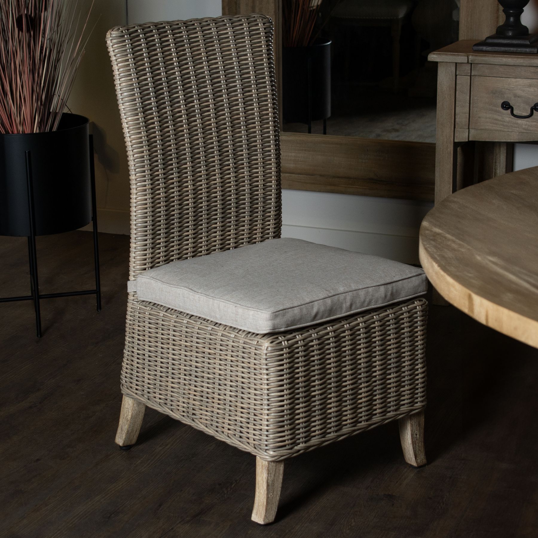 Capri Collection Outdoor Dining Chair - Image 4
