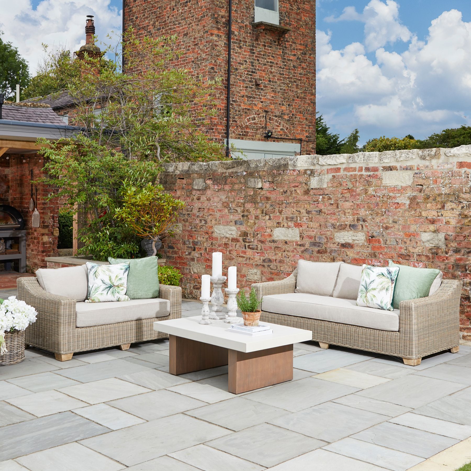 Capri Collection Outdoor Two Seater Sofa - Image 5