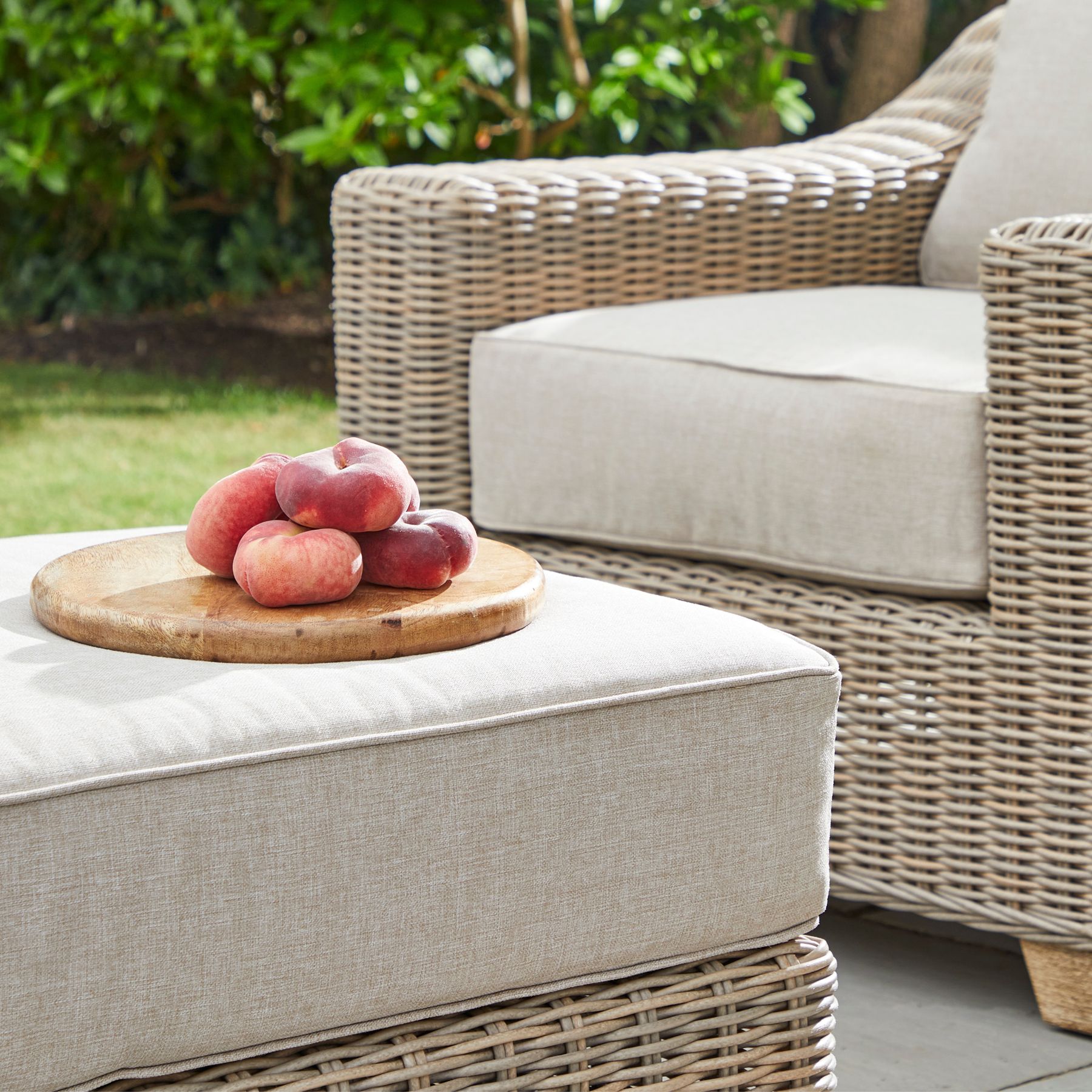 Capri Collection Outdoor Footstool - Image 5