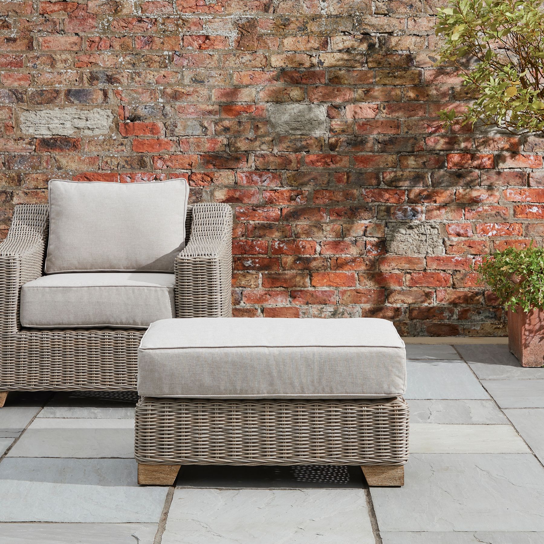 Capri Collection Outdoor Footstool - Image 6