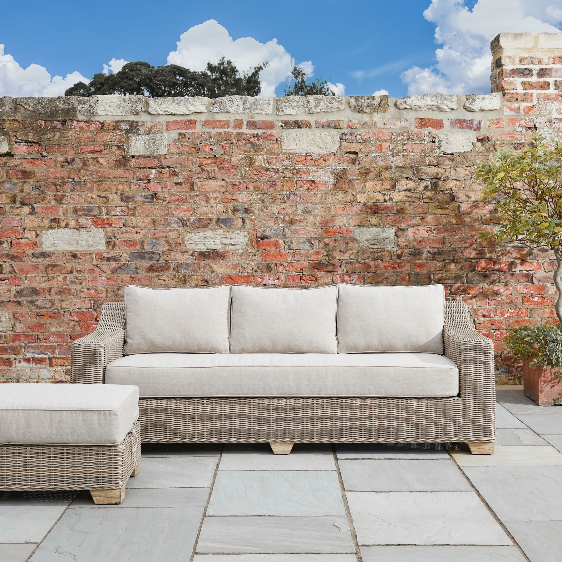 Capri Collection Outdoor Three Seater Sofa - Image 7