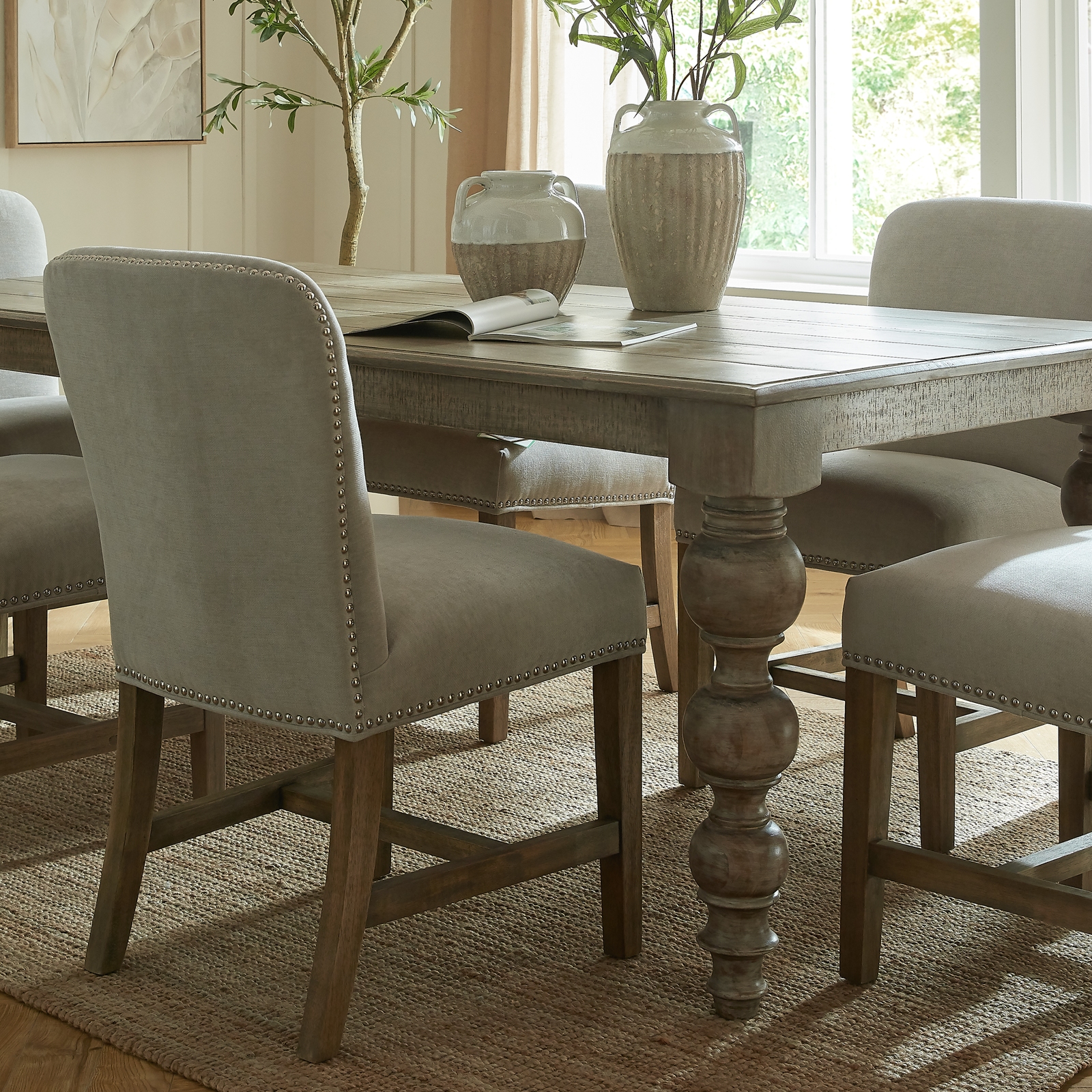 Cobham Grey Dining Chair - Image 6
