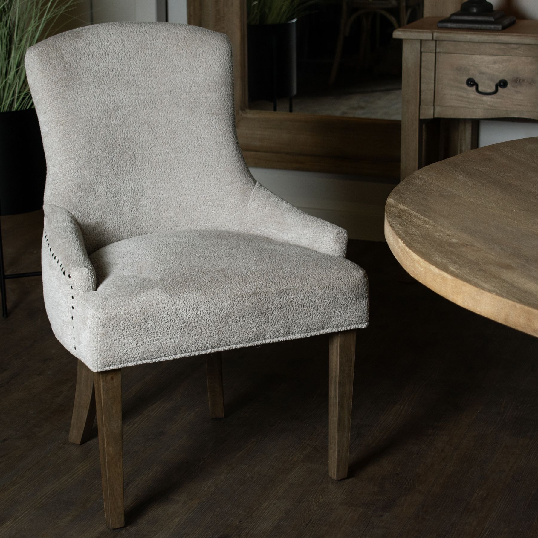 Brockham Taupe Dining Chair - Image 5