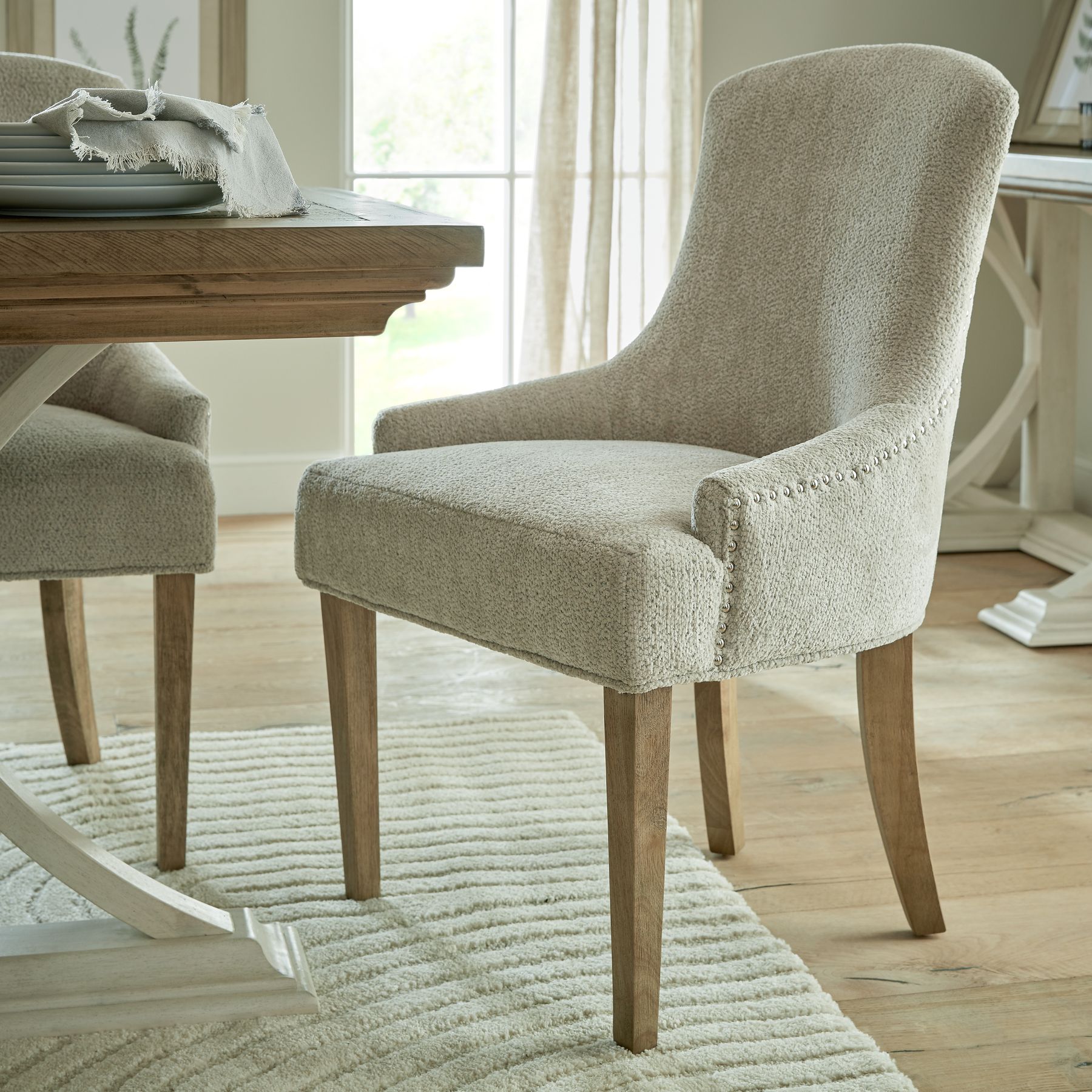 Brockham Taupe Dining Chair - Image 6