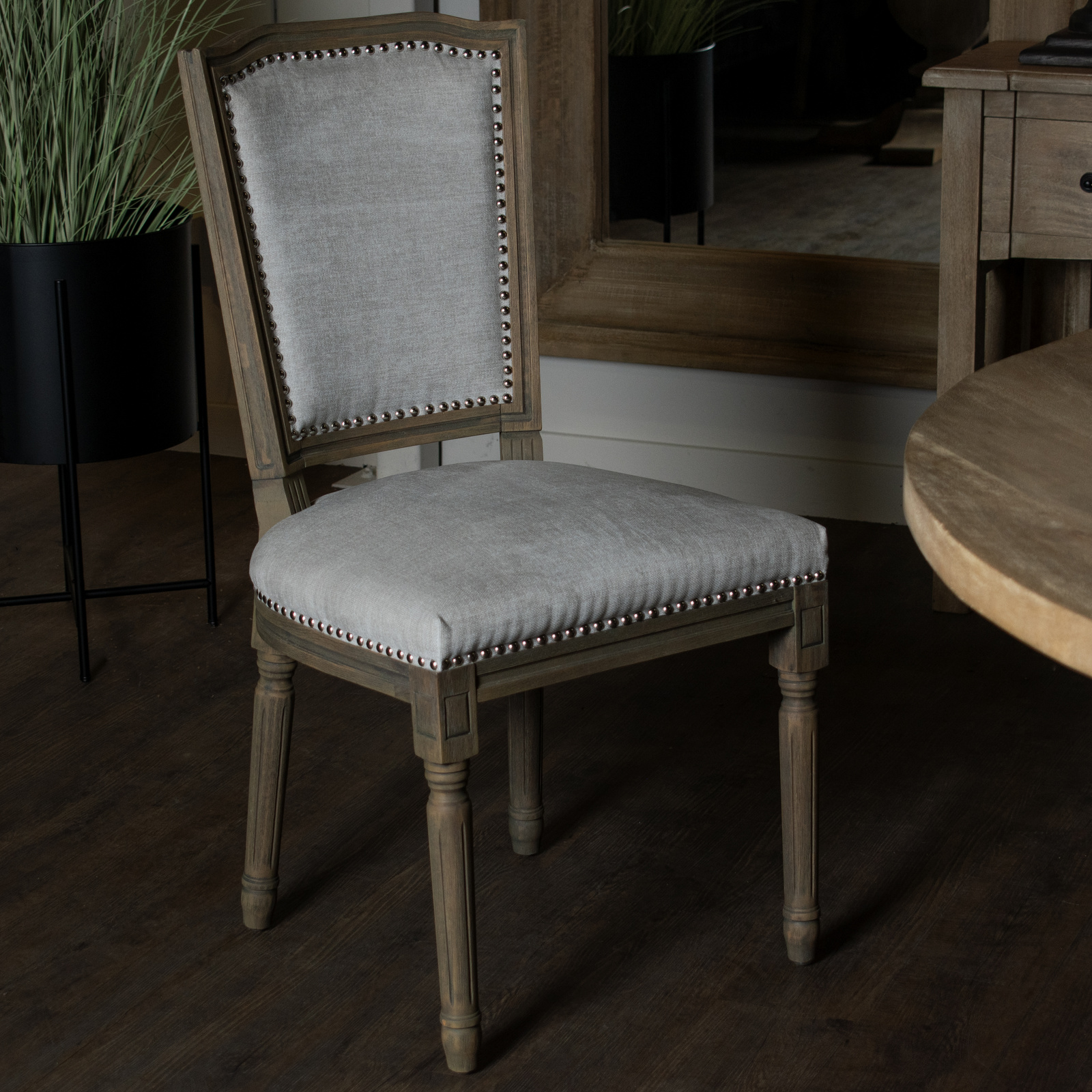 Ripley Grey Dining Chair - Image 7