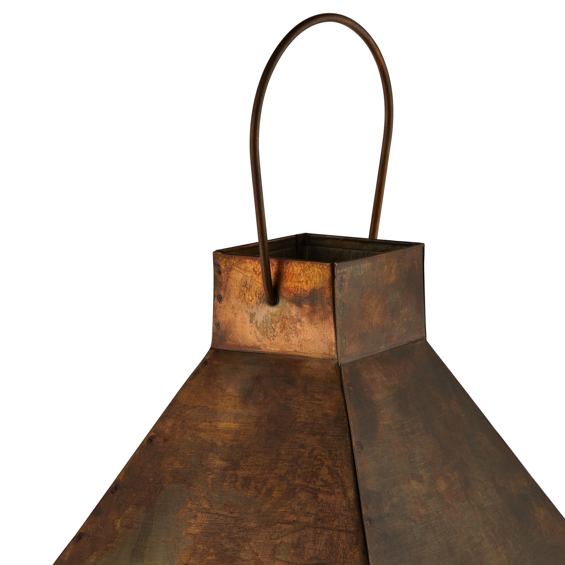 Burnished Brass Medium Lantern - Image 2