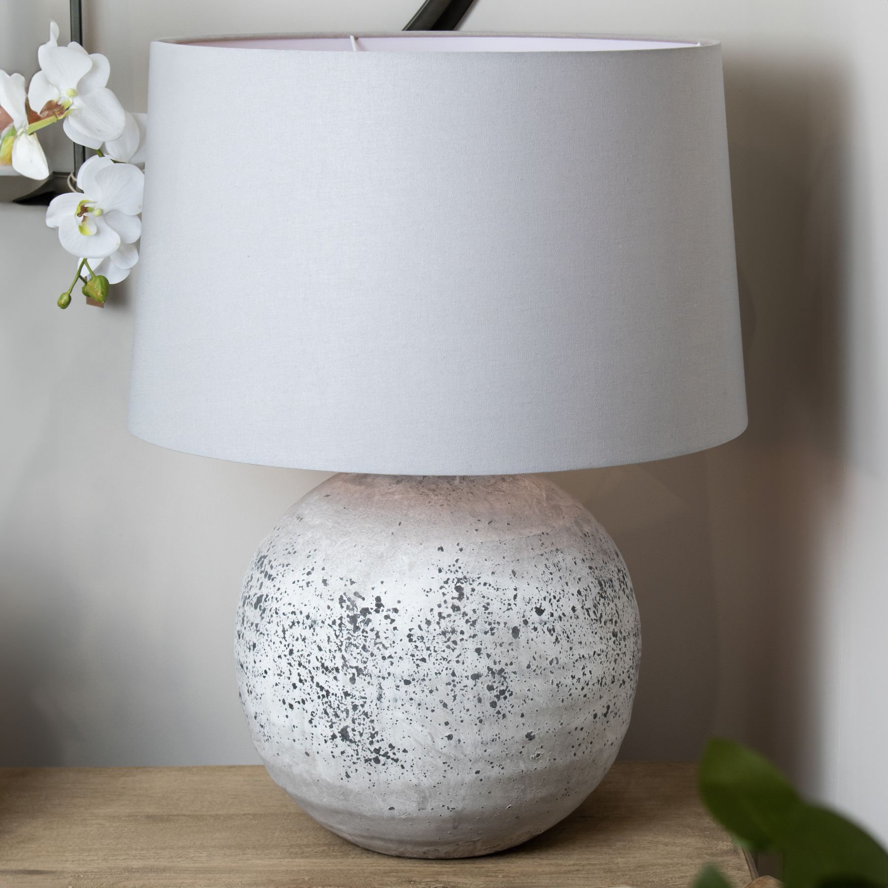 Tiber Large Stone Ceramic Lamp - Image 6