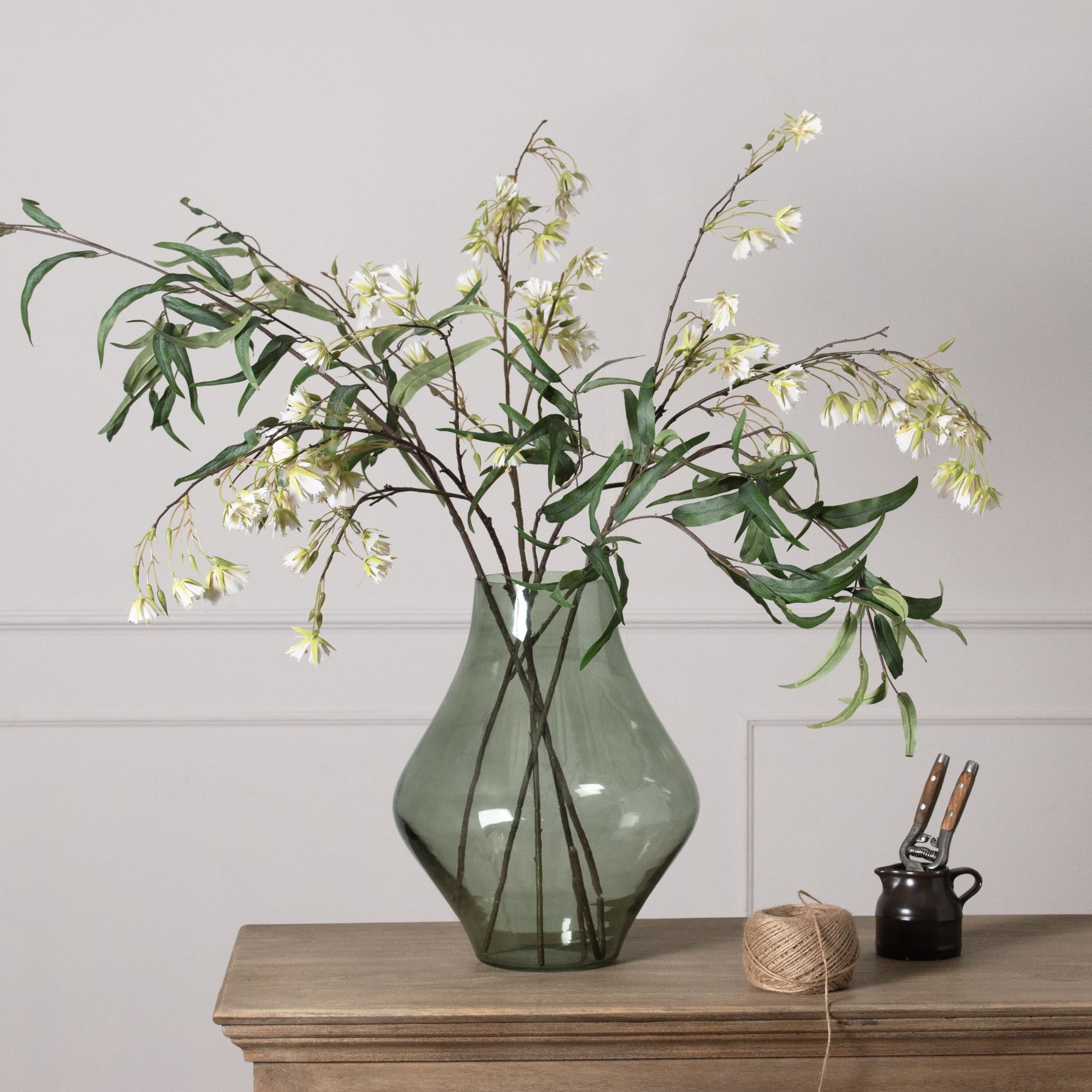 Platform Bouquet Vase Sage Green - Image 4