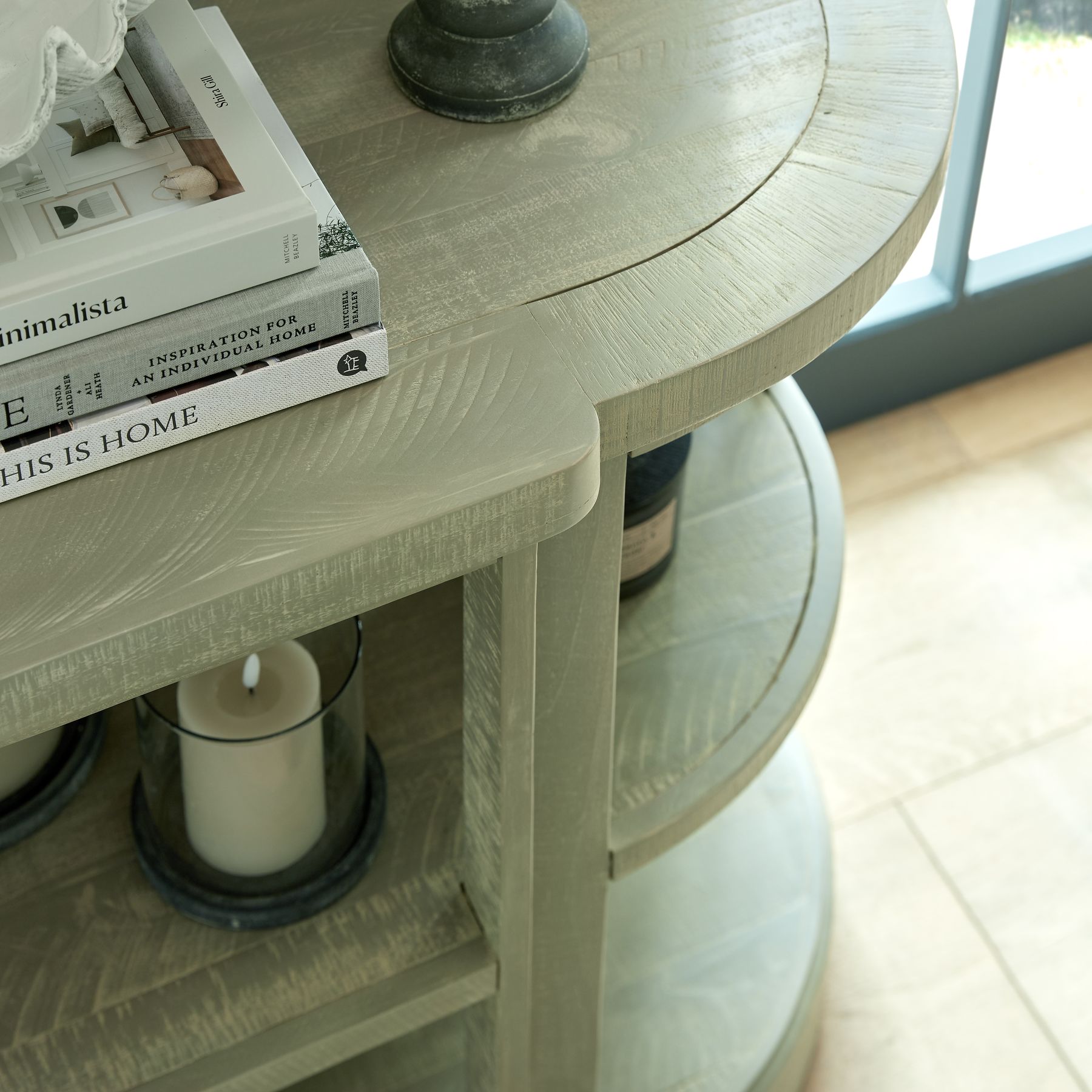 Saltaire Collection 2 Shelf Console Table - Image 6