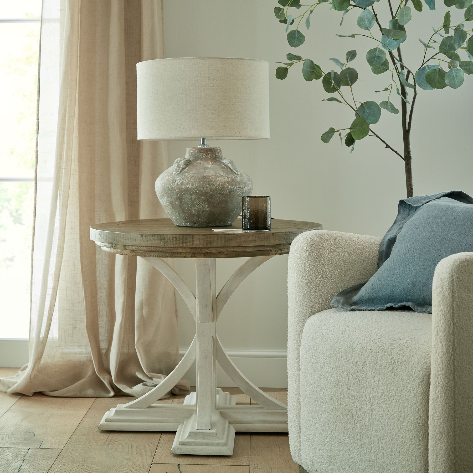 Luna Collection Round Occasional Table - Image 5