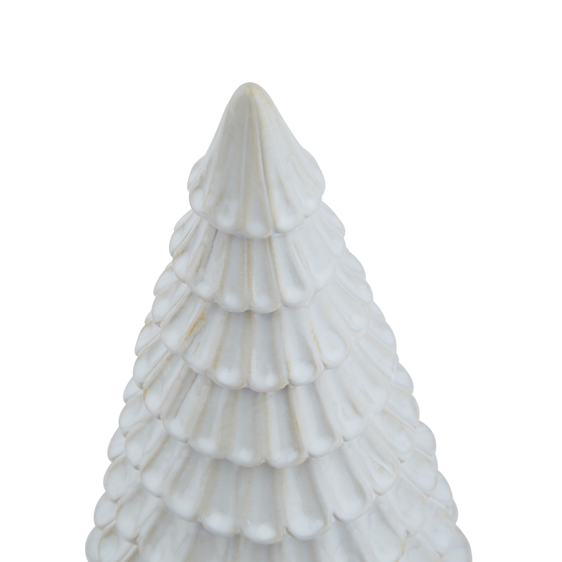 White Ceramic Fir Tree - Image 2