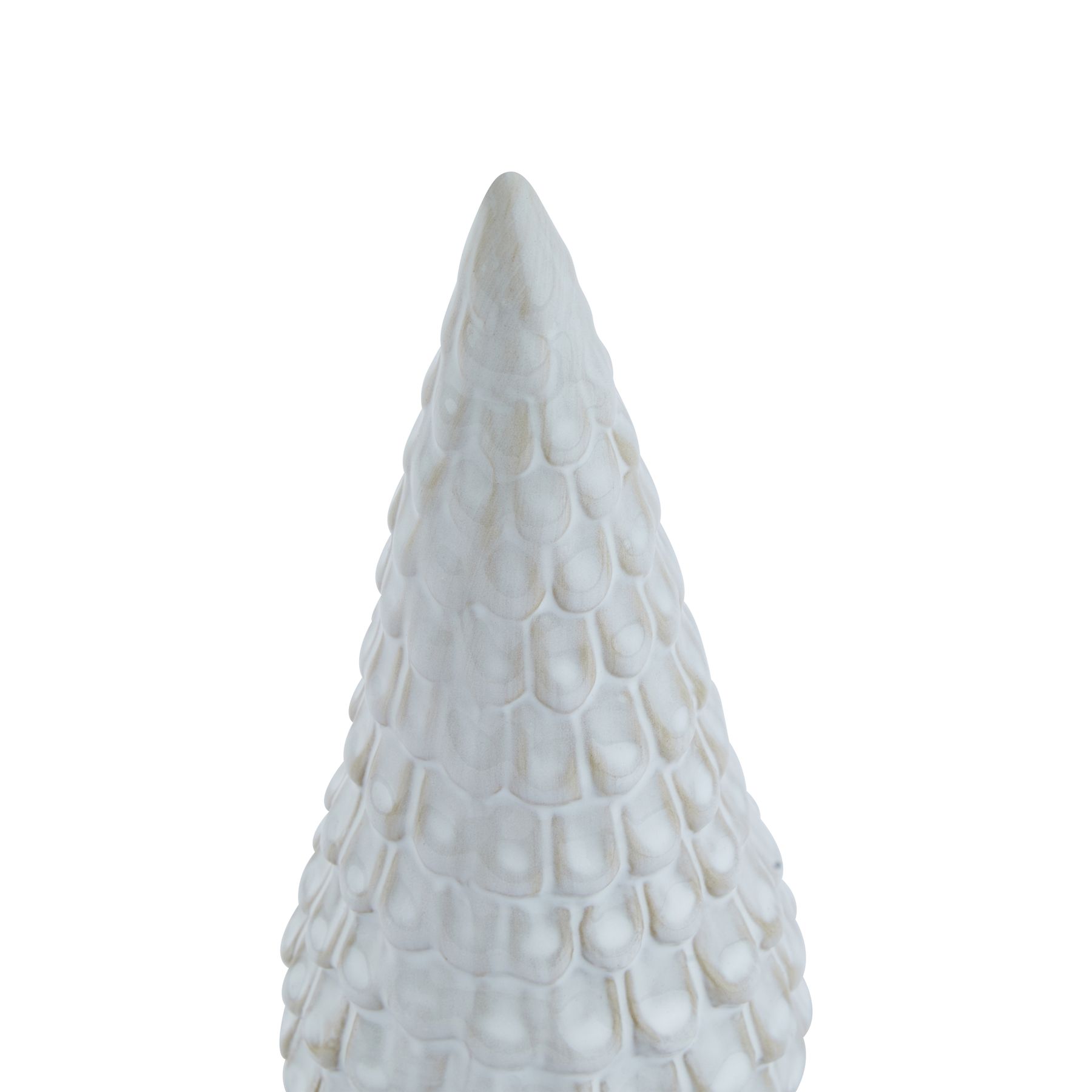 Snowy Ceramic Spruce Tree - Image 2