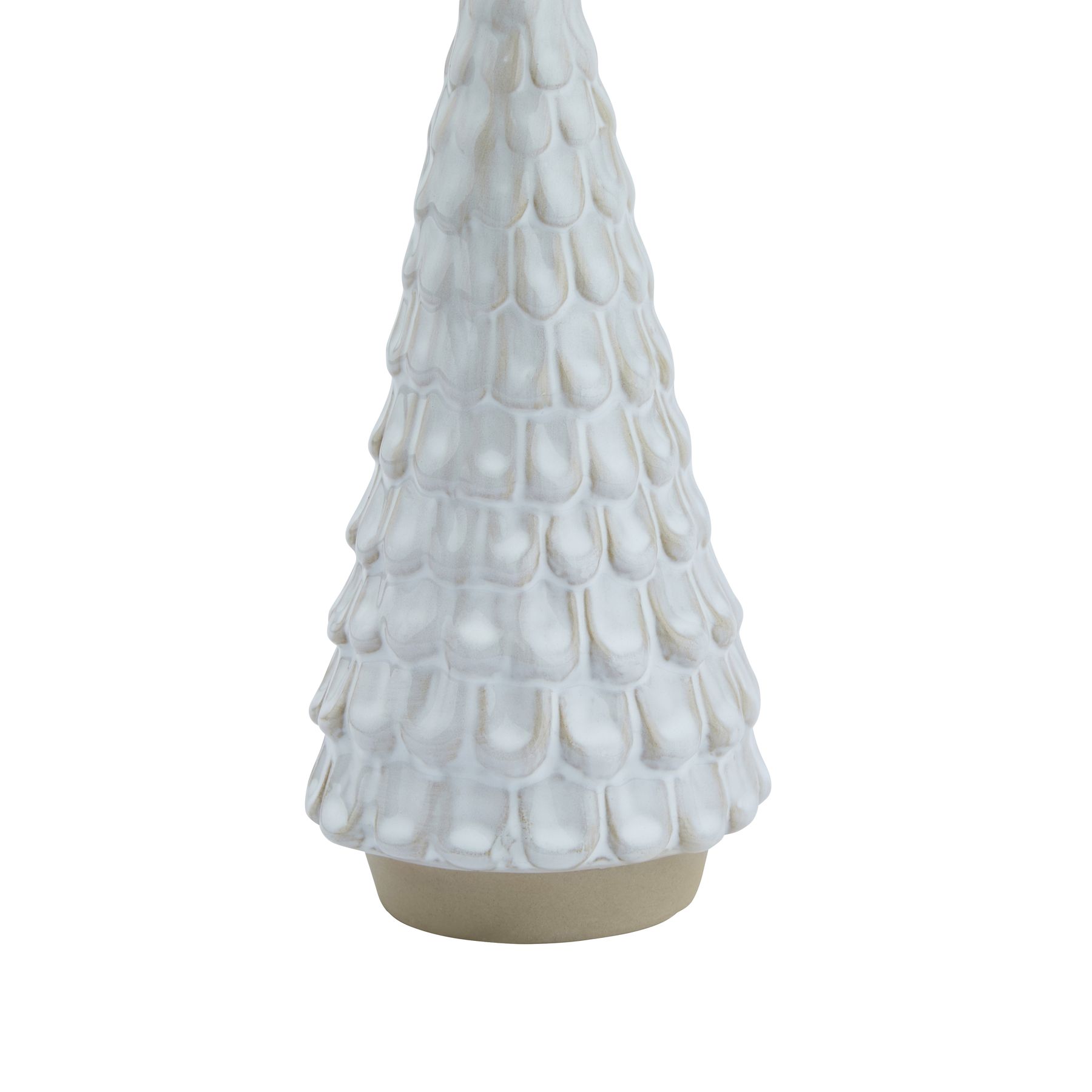 Snowy Ceramic Spruce Tree - Image 3