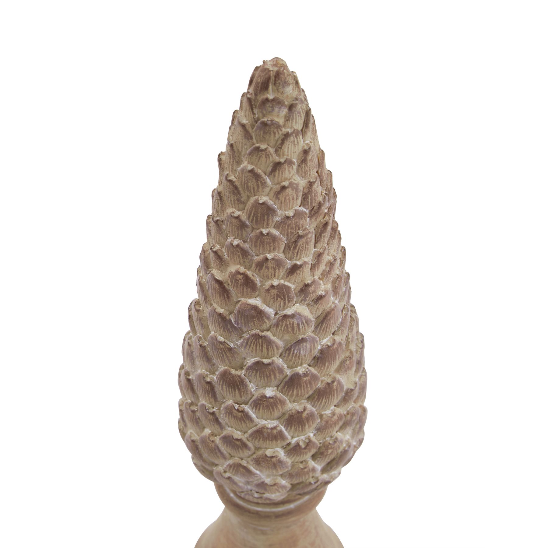 Medium Pinecone Sculpture On Base - Image 2