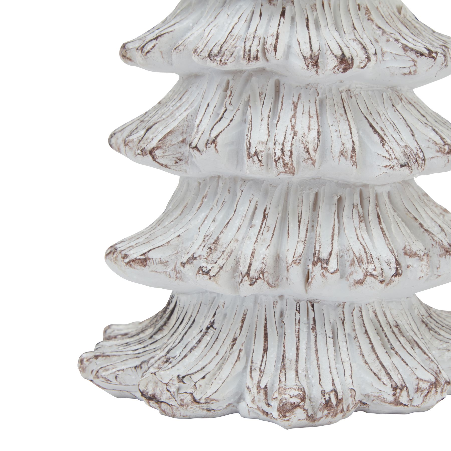 Medium Snowy Fir Tree Sculpture - Image 3