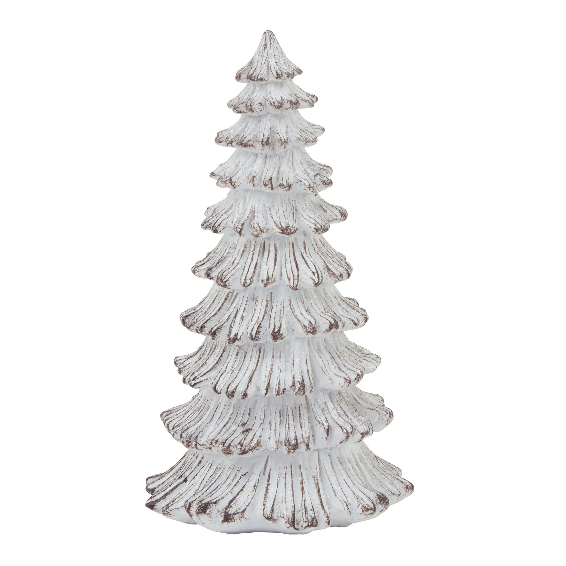 Small Snowy Fir Tree Sculpture - Image 1
