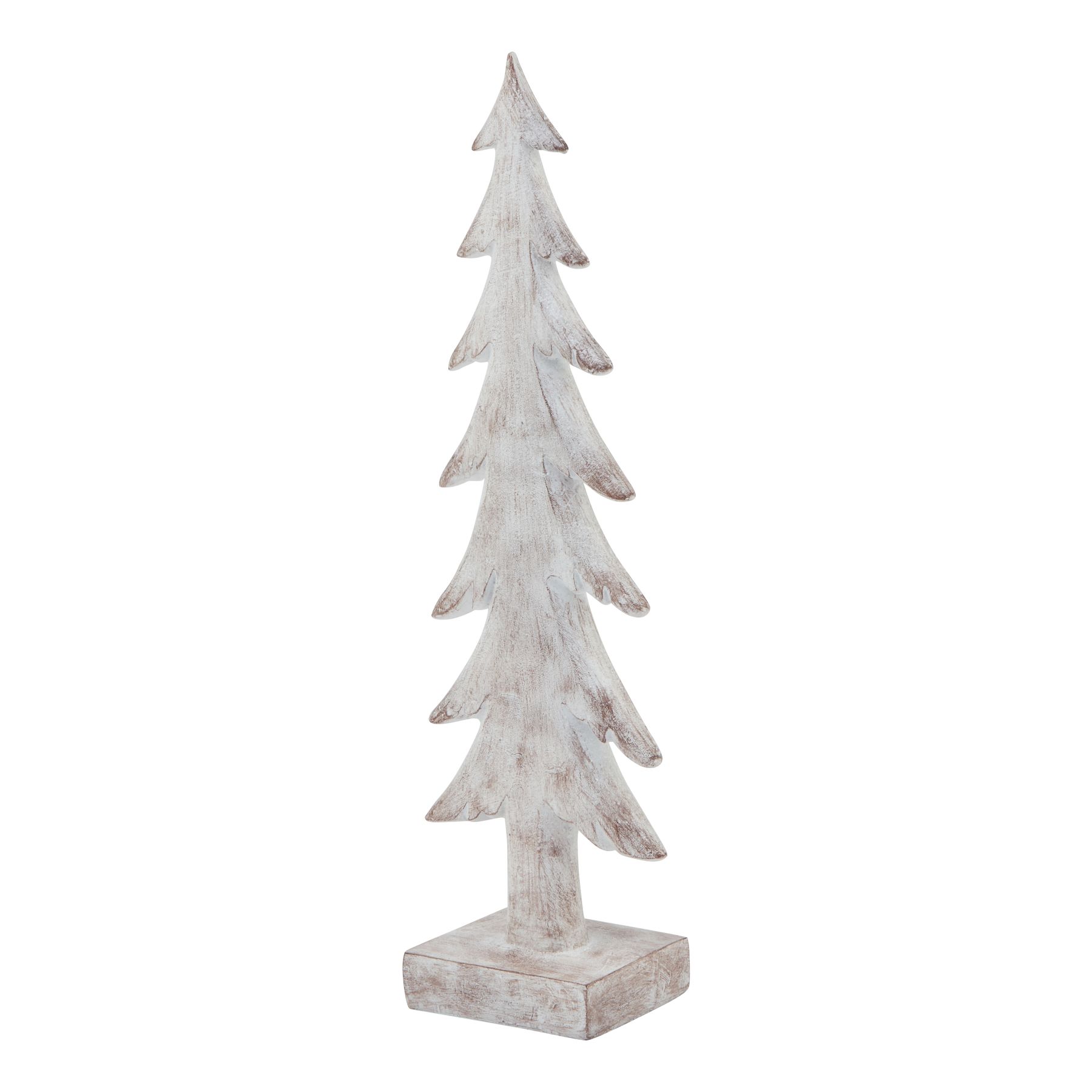 Large Snowy Forest Tree Sculpture - Image 1