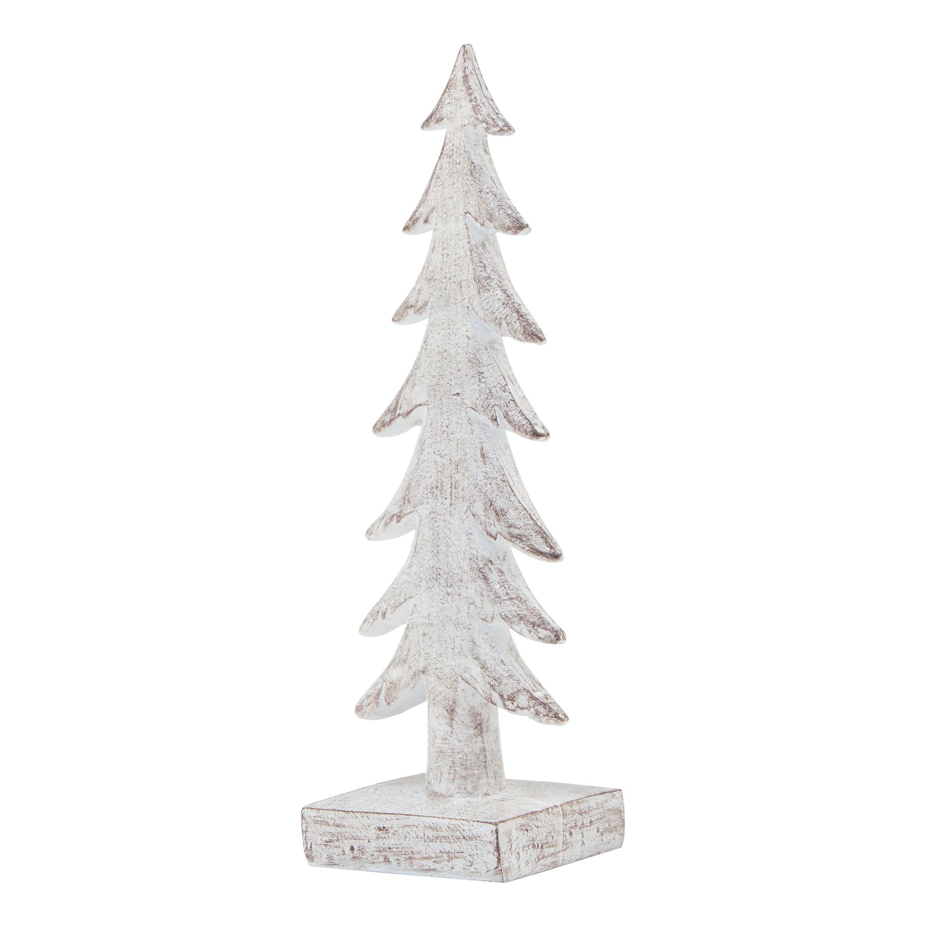 Medium Snowy Forest Tree Sculpture - Image 1