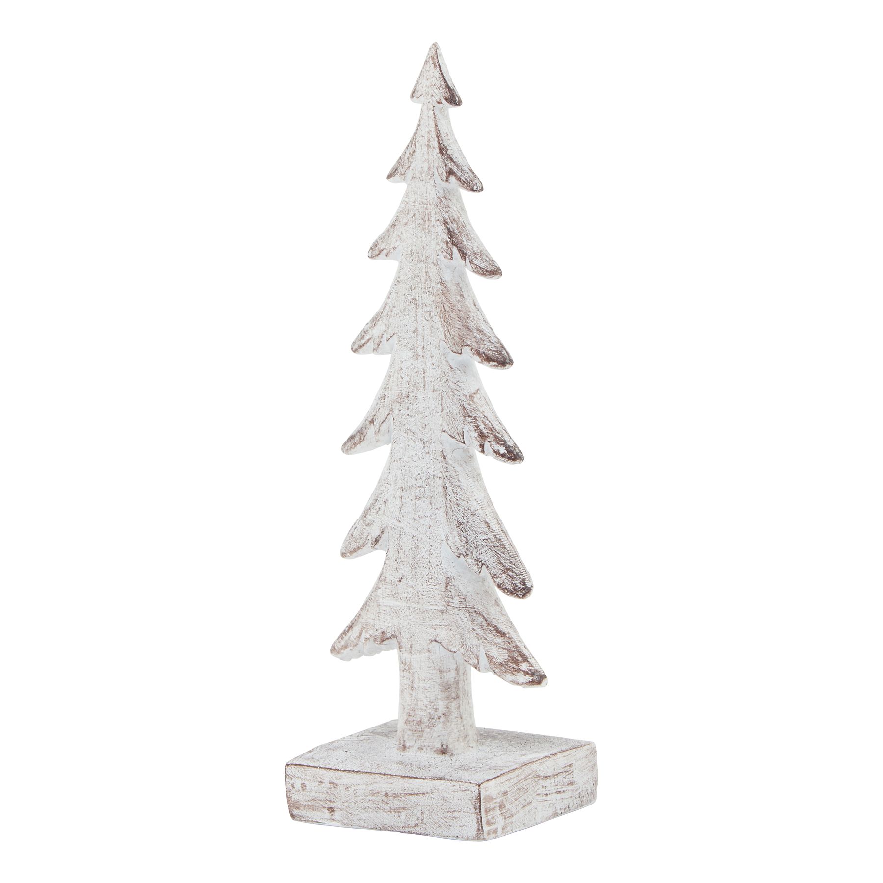 Small Snowy Forest Tree Sculpture - Image 1