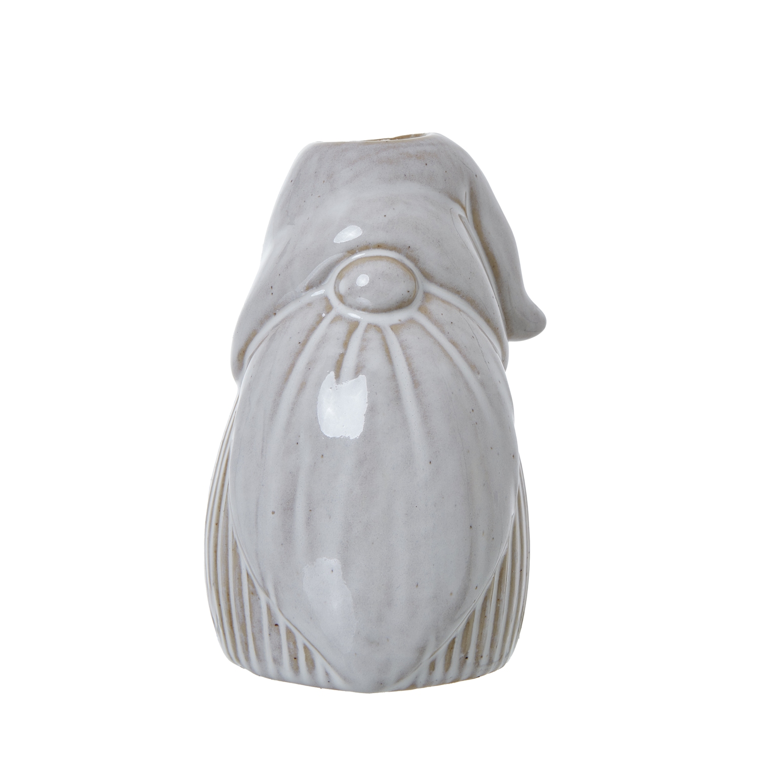 White Gonk Taper Candle Holder - Image 1