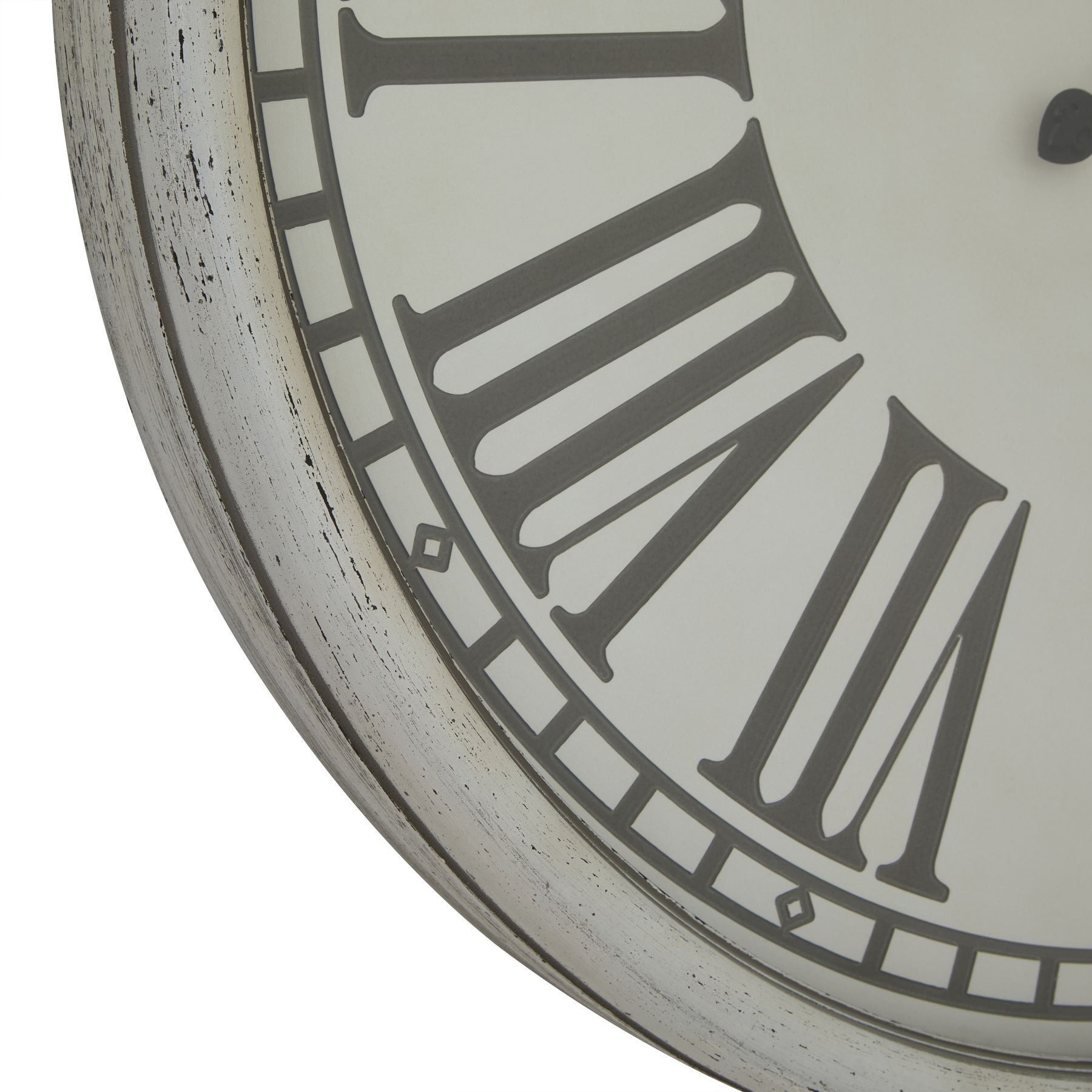 Embossed Wall Clock With Glass - Image 3