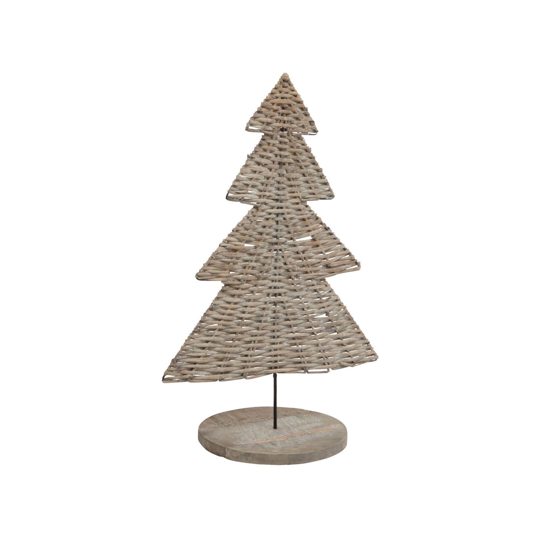 The Noel Collection Wicker Tree Ornament - Image 1
