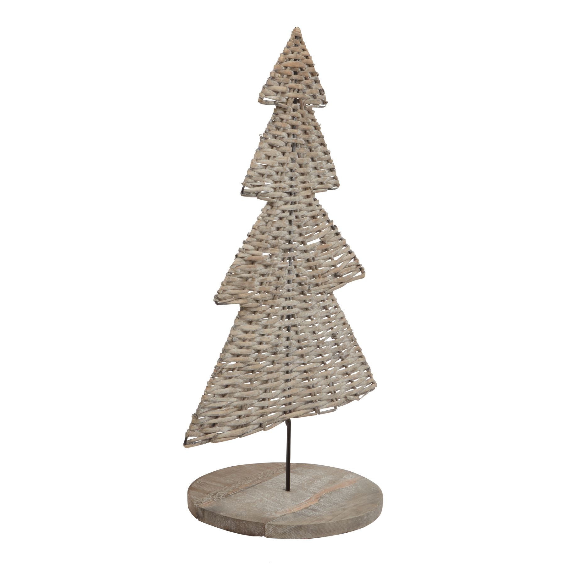 The Noel Collection Large Wicker Tree Ornament - Image 2
