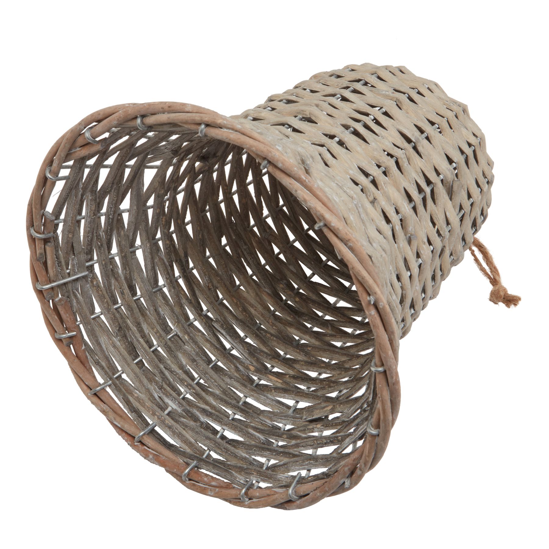 The Noel Collection Extra Large Wicker Bell Decoration - Image 2