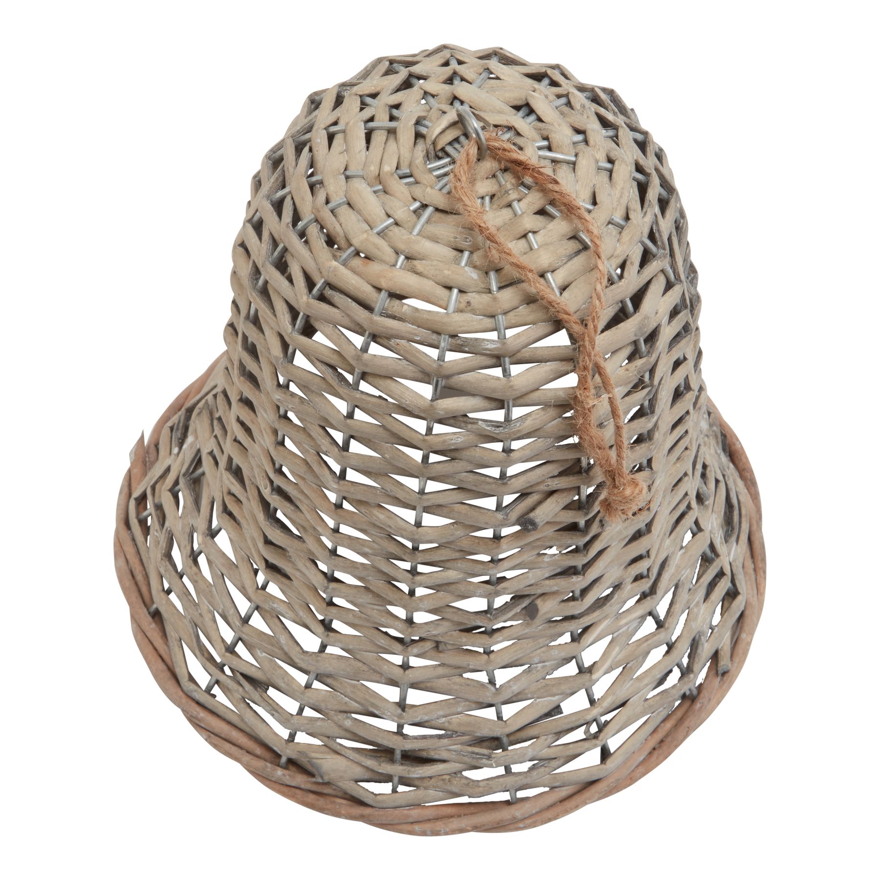 The Noel Collection Extra Large Wicker Bell Decoration - Image 3