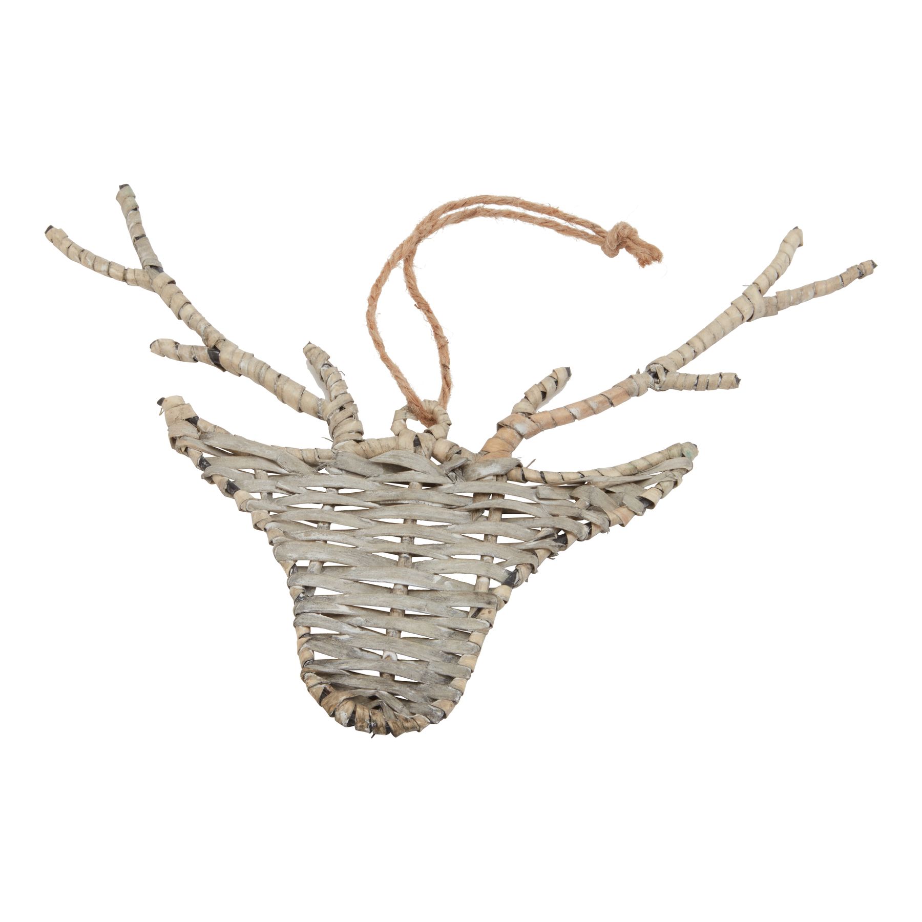 The Noel Collection Wicker Hanging Reindeer - Image 2