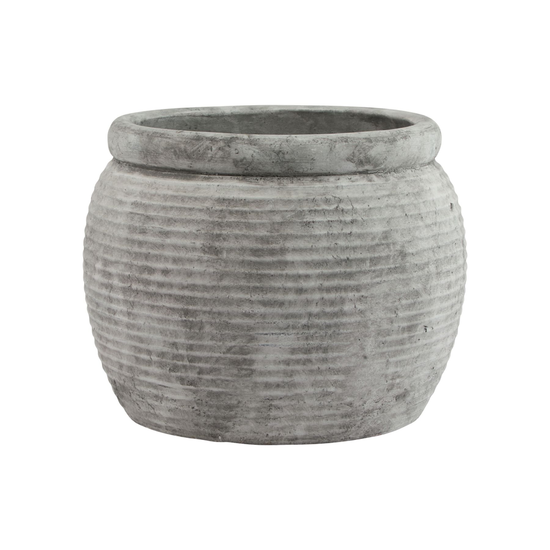 Athena Rimmed Large Plant Pot - Image 1