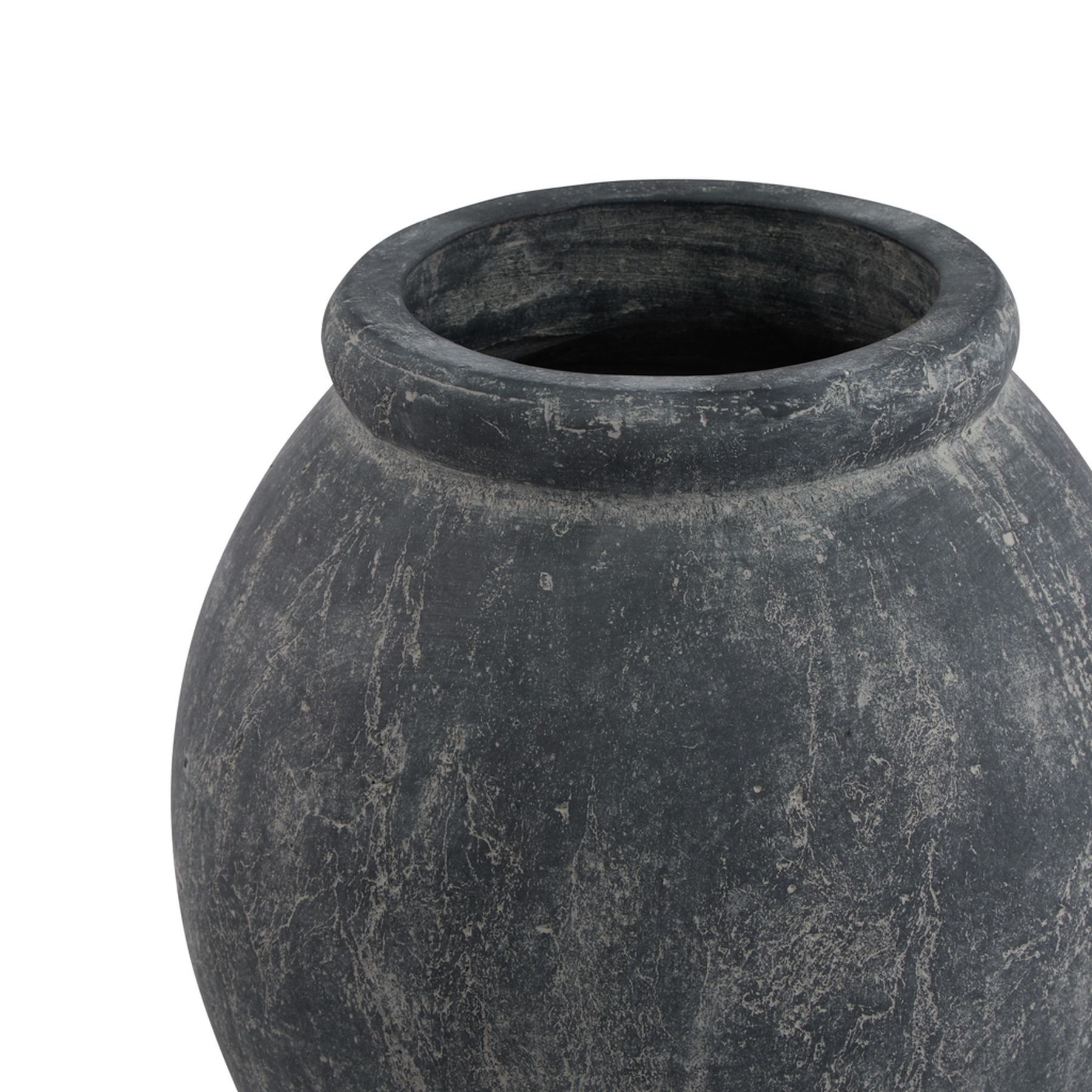 Amalfi Grey Jar Shaped Planter - Image 2