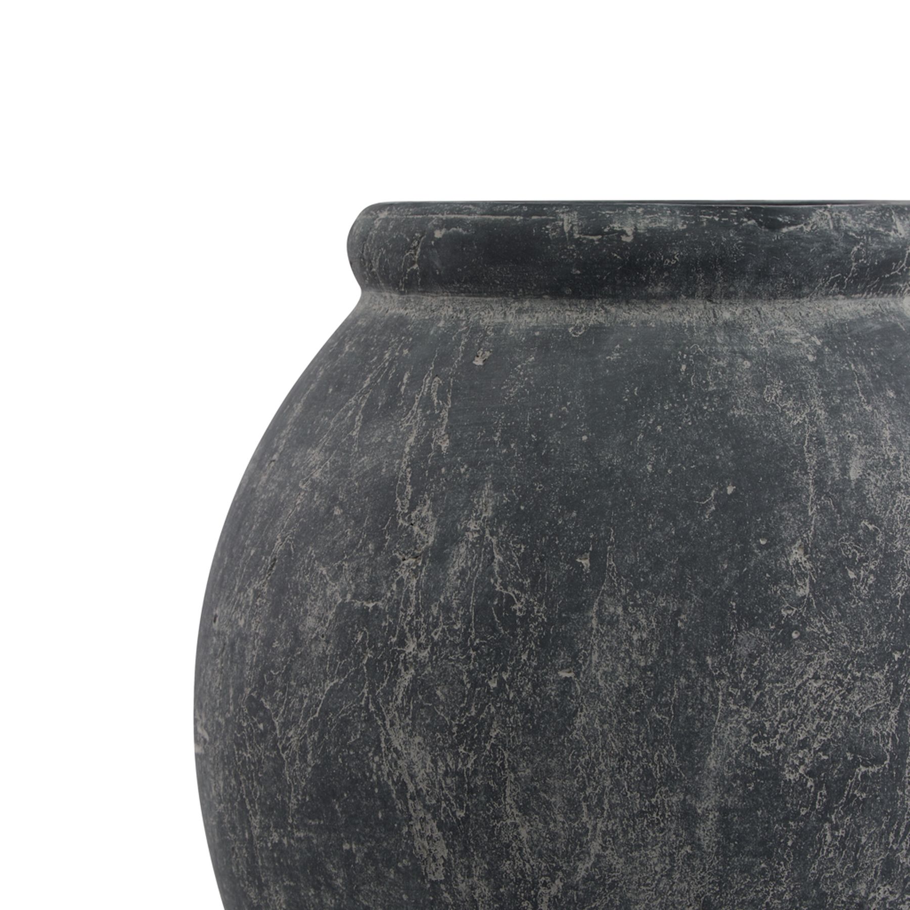 Amalfi Grey Jar Shaped Planter - Image 3