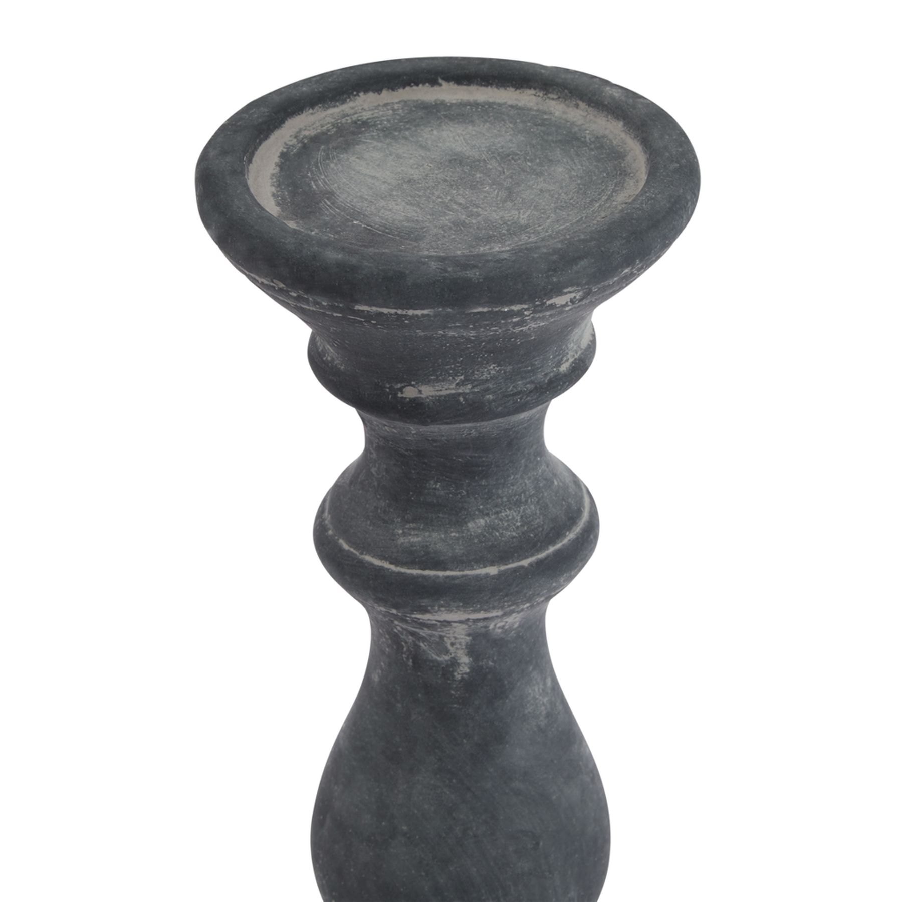 Amalfi Grey Column Candle Holder - Image 2