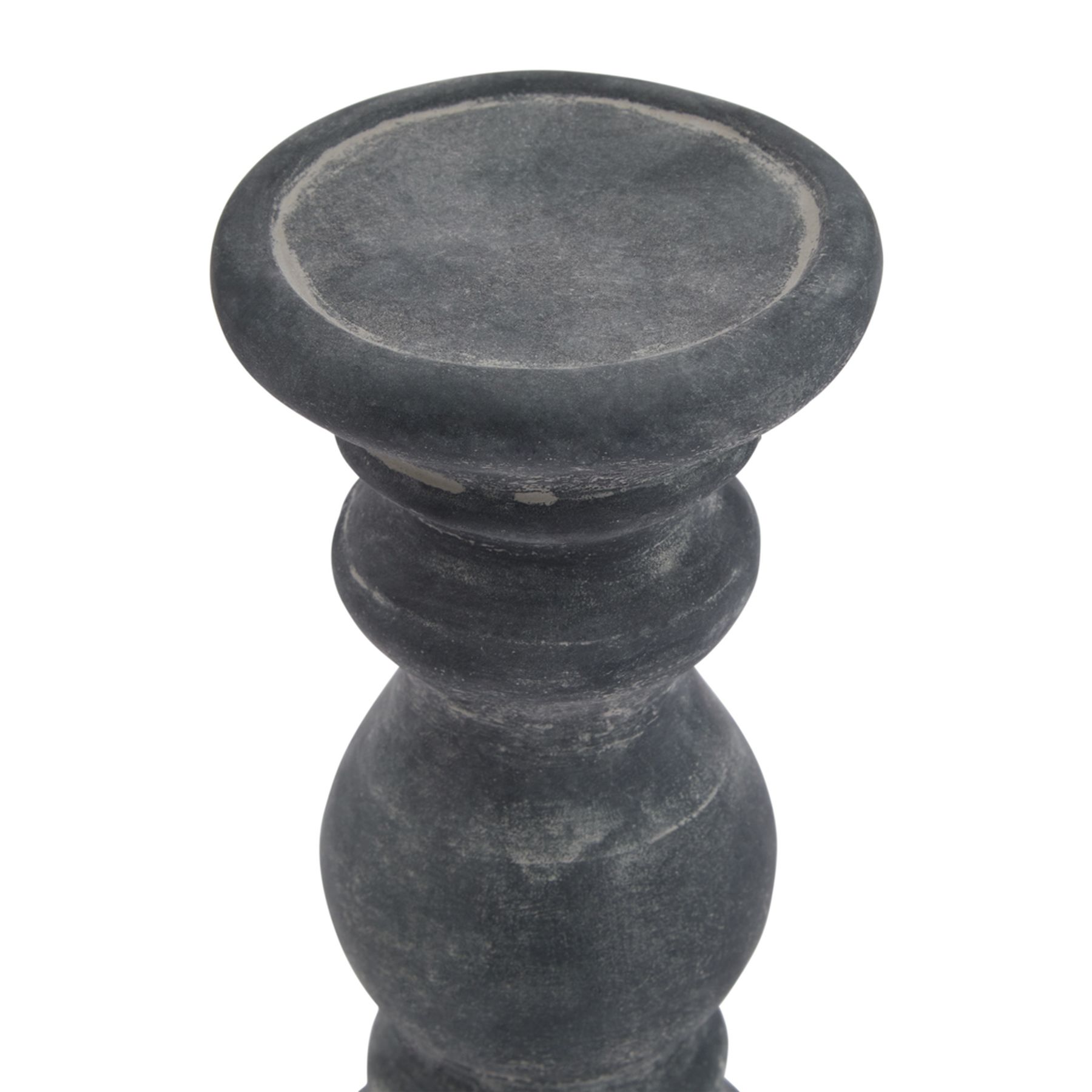 Amalfi Small Grey  Column Candle Holder - Image 2