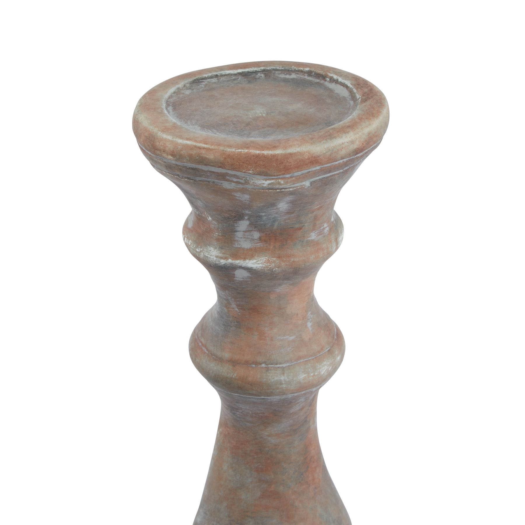 Siena Large Brown  Column Candle Holder - Image 2